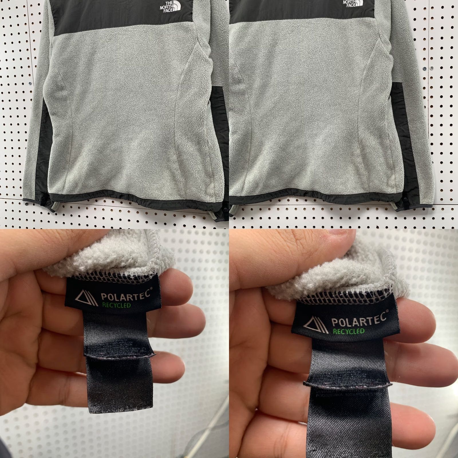 The North Face The North Face Denali Fleece Zip Jacket Womens Small Gray Black 19x25 Size S / US 4 / IT 40 - 10 Thumbnail
