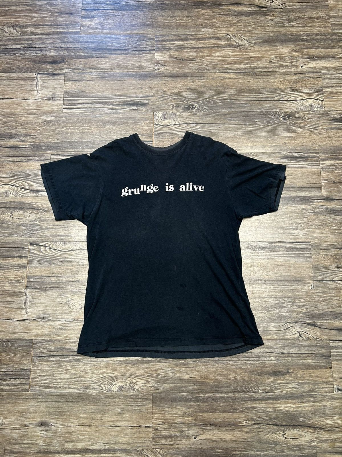 Undercover “Grunge Is Alive” Text T-Shirt