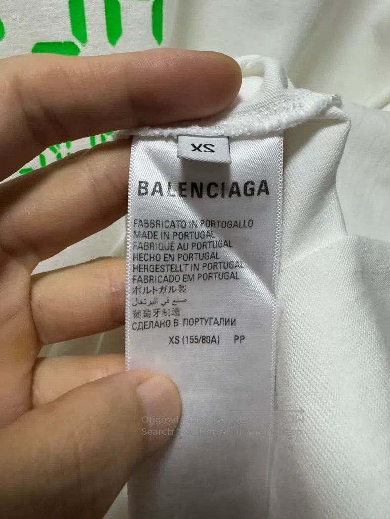 Balenciaga Balenciaga 520 Round Neck Loose Short Sleeve Size US XS / EU 42 / 0 - 4 Thumbnail