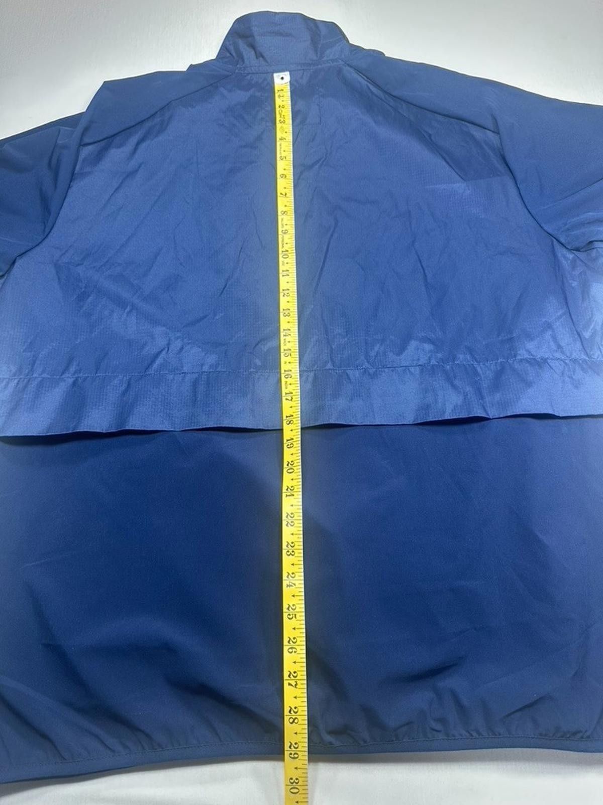 Adidas Adidas Sideline Woven 1/4 Zip FLA Atlantic Blue Owls Mens XL Size ONE SIZE - 3 Thumbnail