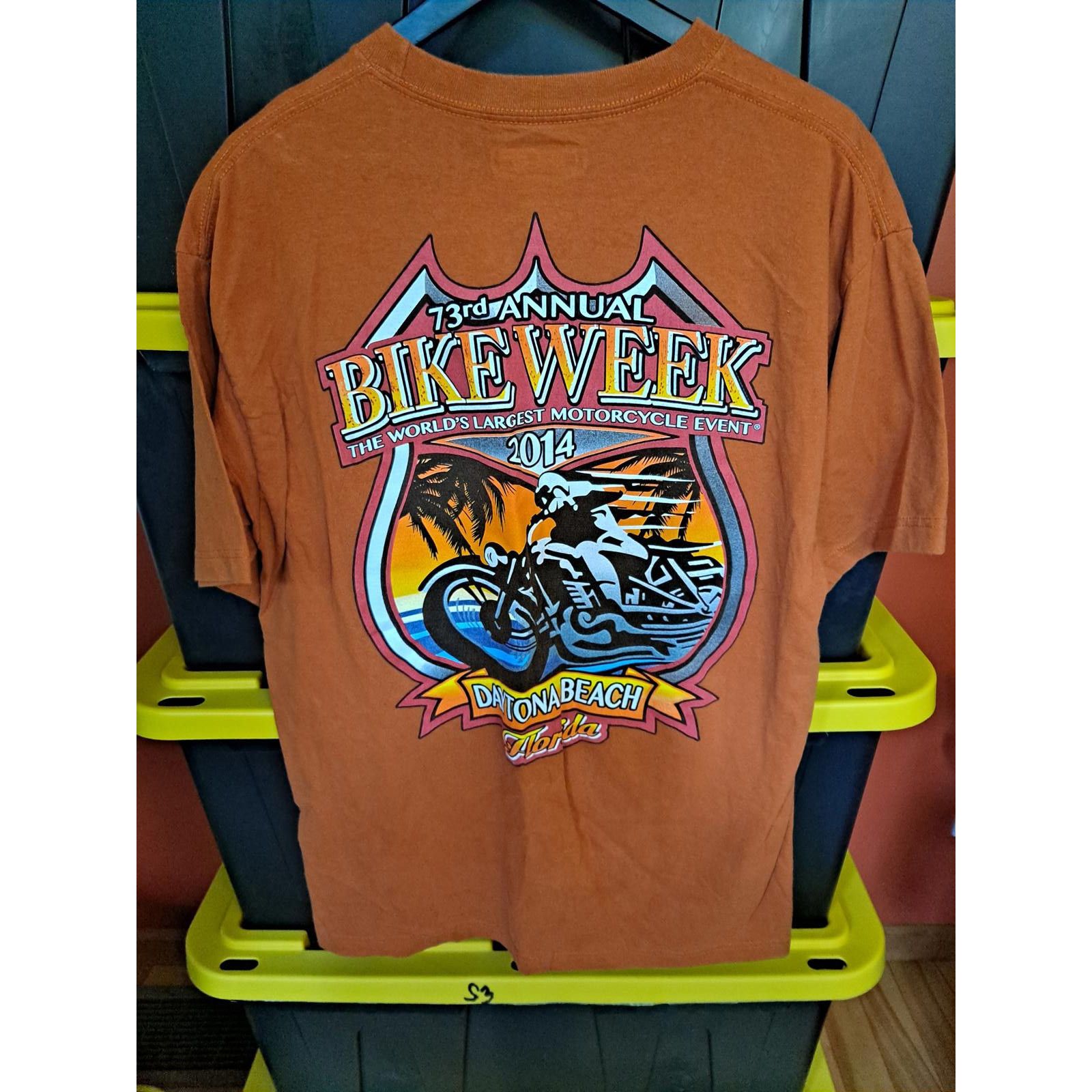 Other Daytona Bike Week 2014 Orange Shirt Size XL Size US XL / EU 56 / 4 - 3 Thumbnail