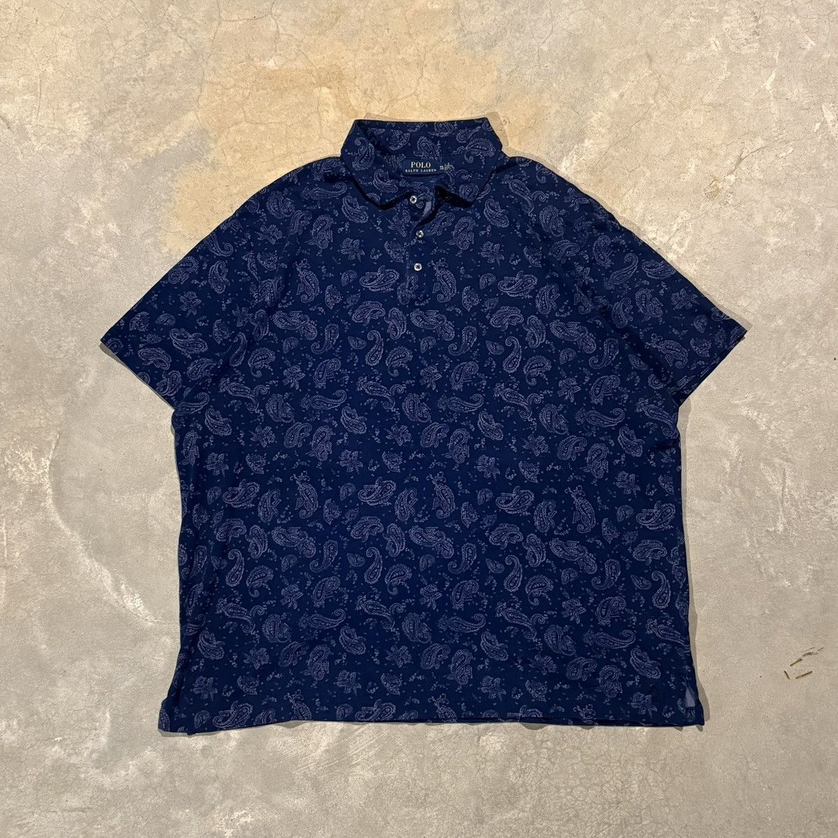 Polo Ralph Lauren Vtg Polo Ralph Lauren Paisley Floral Pattern Polo Shirt Size US XXL / EU 58 / 5 - 1 Thumbnail