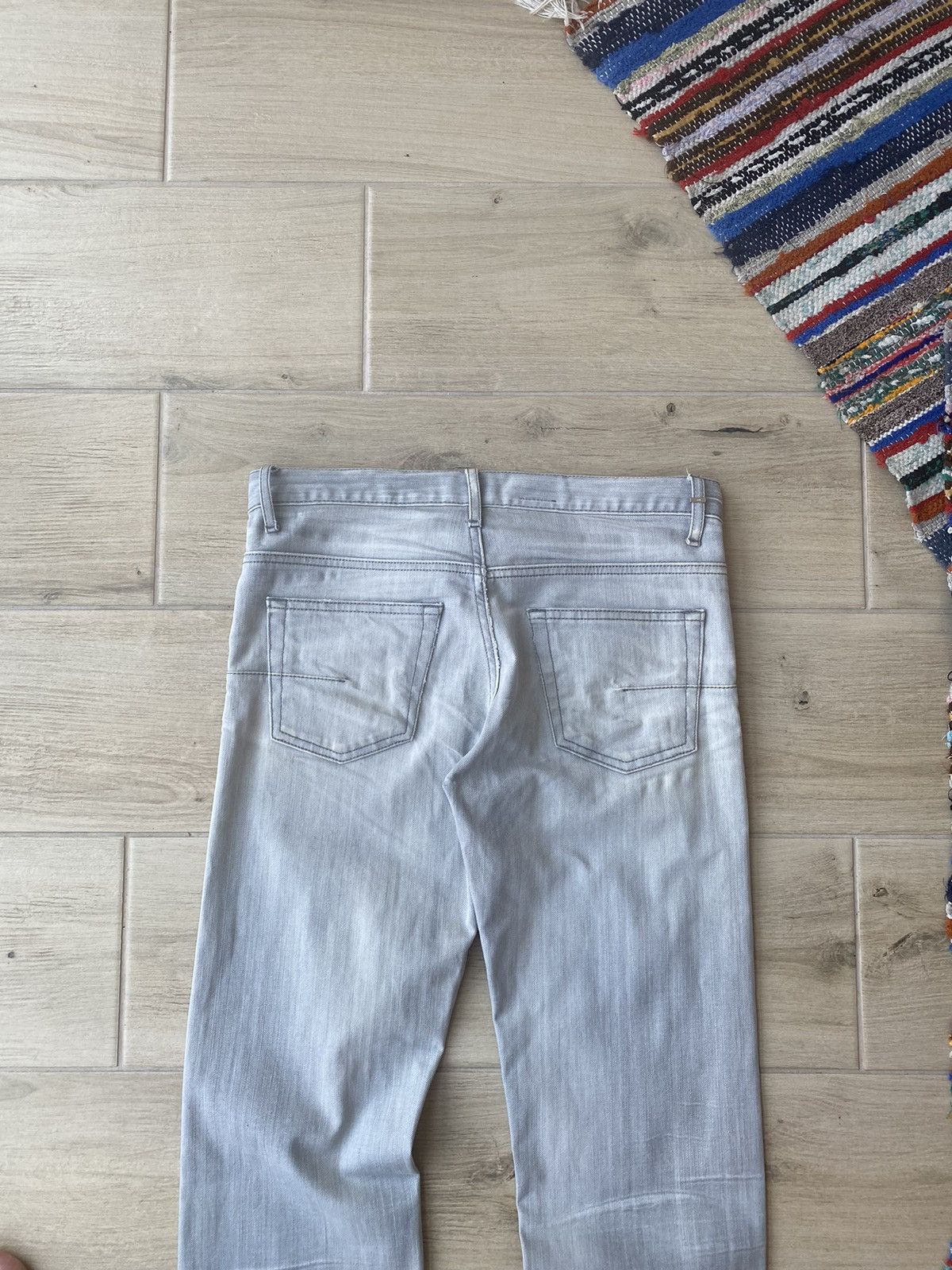 Dior SS06 Dior Homme by Hedi Slimane Grey “Damage” Wash Denim Size US 30 / EU 46 - 6 Thumbnail