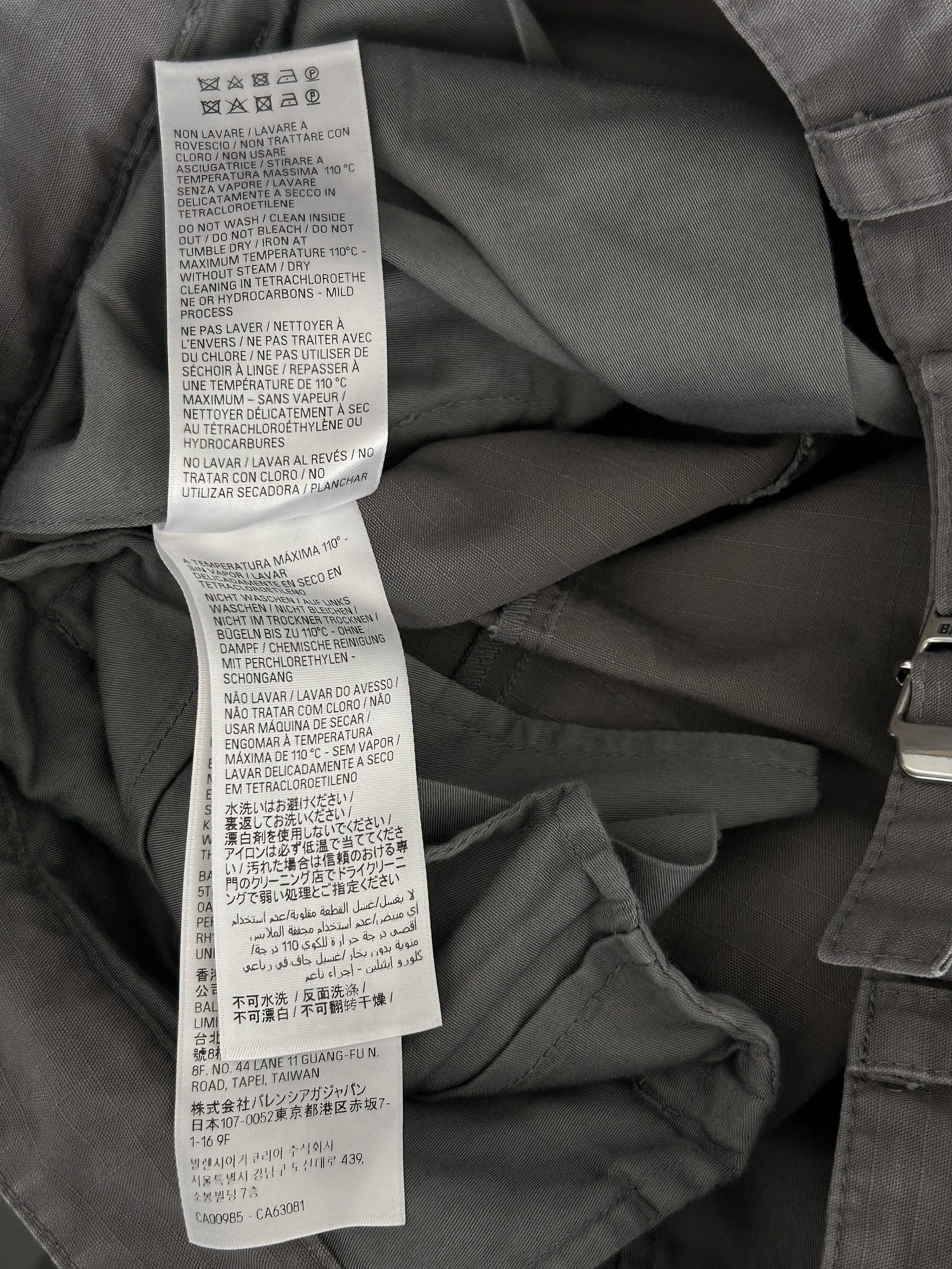 Balenciaga Balenciaga Grey Convertible Cargo Pants Size US 32 / EU 48 - 5 Thumbnail