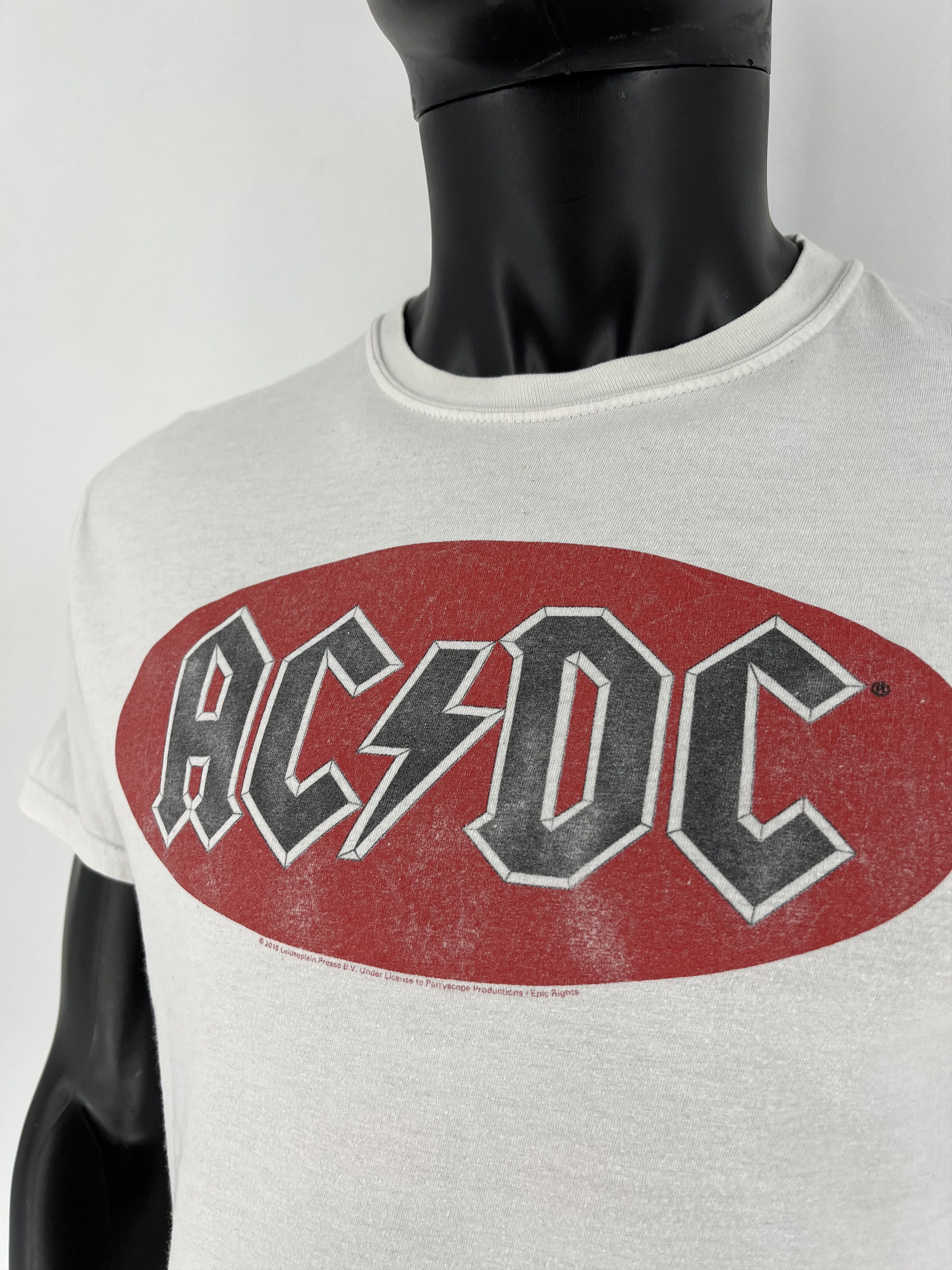 AC/DC Vintage T Shirt Ac/Dc Tee Big Logo Band Rock Tee 2015 Size US M / EU 48-50 / 2 - 7 Thumbnail