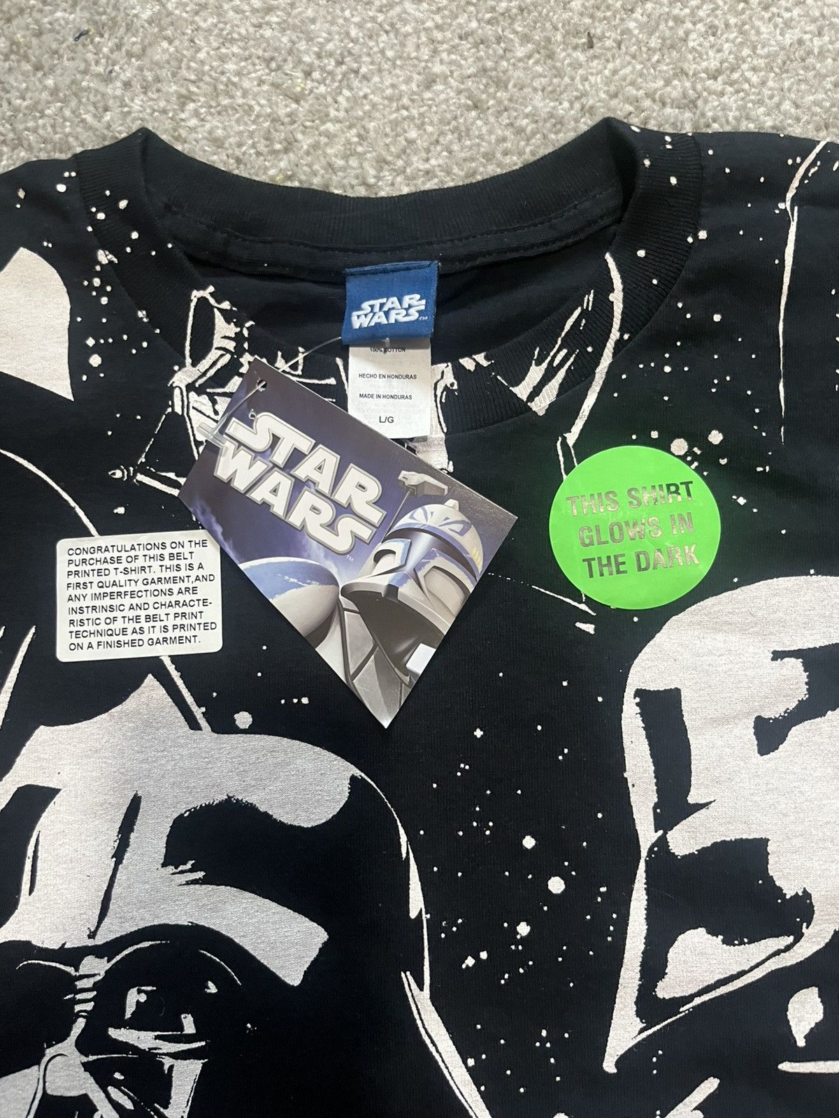 Star Wars × Vintage Star Wars aop Mens Large Very rare unworn with tags Size US L / EU 52-54 / 3 - 3 Thumbnail