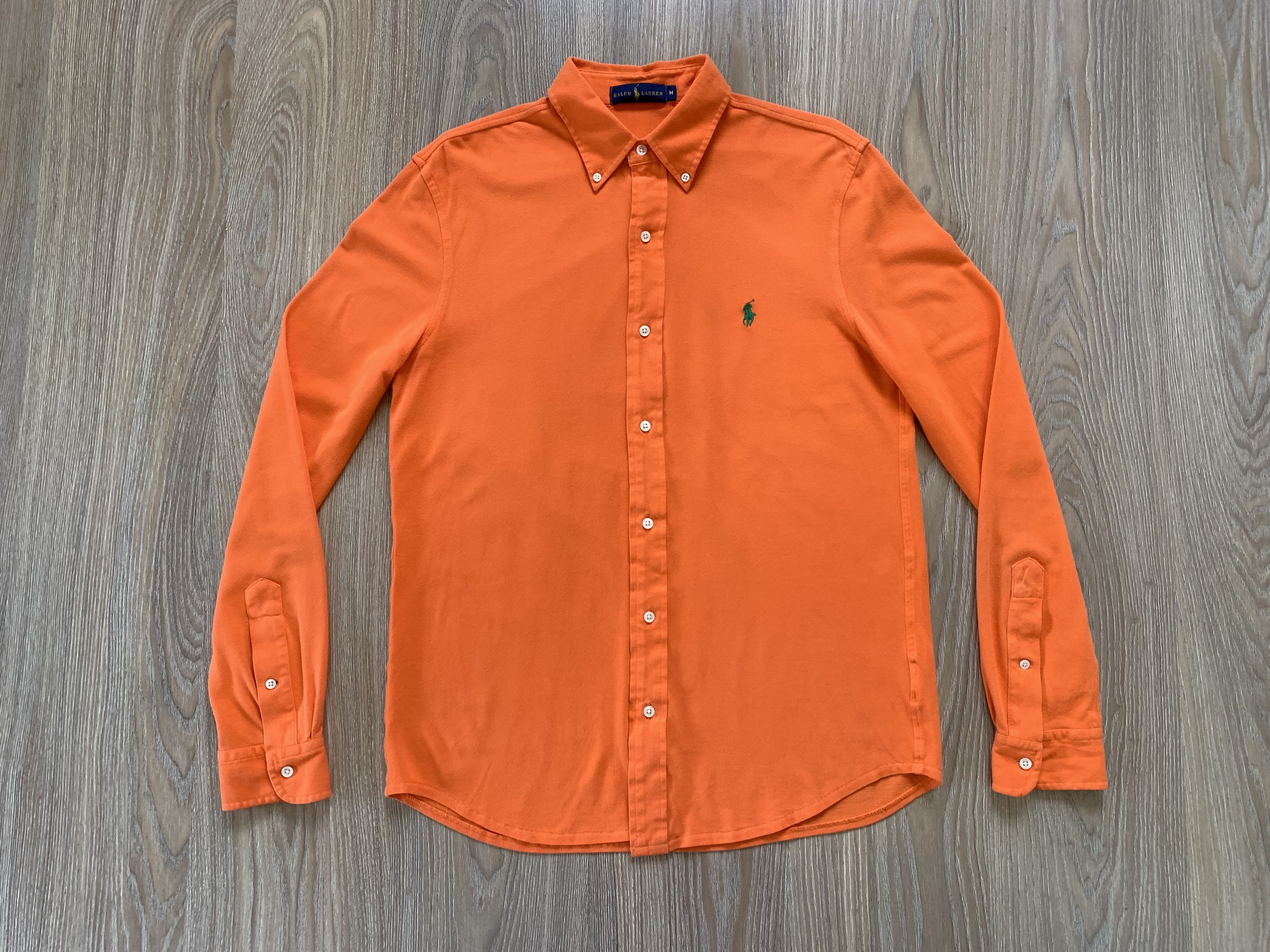 Polo Ralph Lauren × Ralph Lauren × Vintage Polo Ralph Lauren Vintage Cotton Long Sleeve Shirt Size US M / EU 48-50 / 2 - 2 Thumbnail