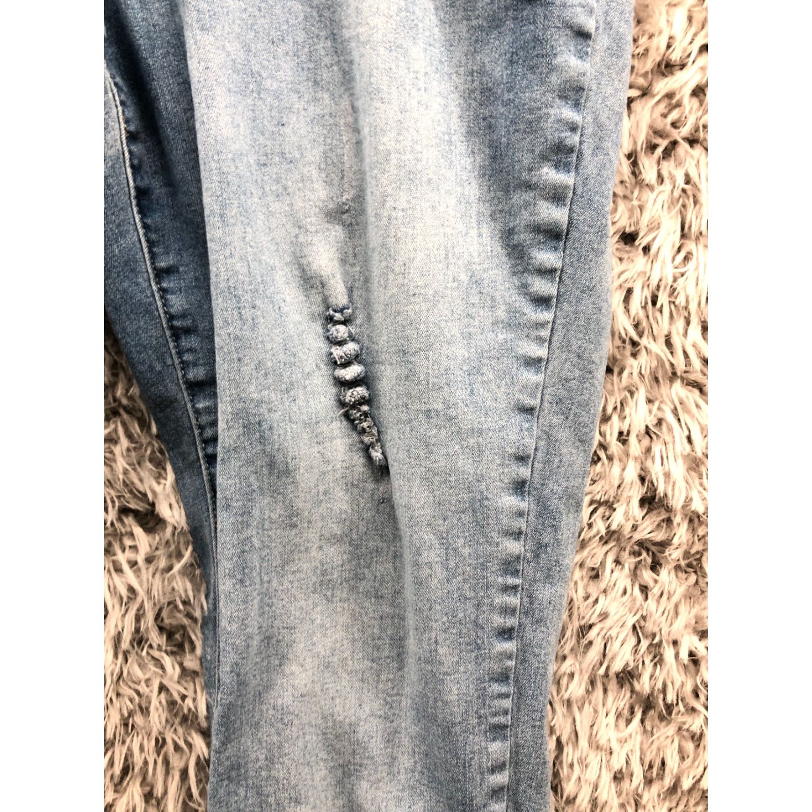 Vintage Woman Within Jeans 16W Plus Size Womens Rise Dark Wash Blue Denim Stretch Size 38" / US 16 / IT 52 - 2 Thumbnail
