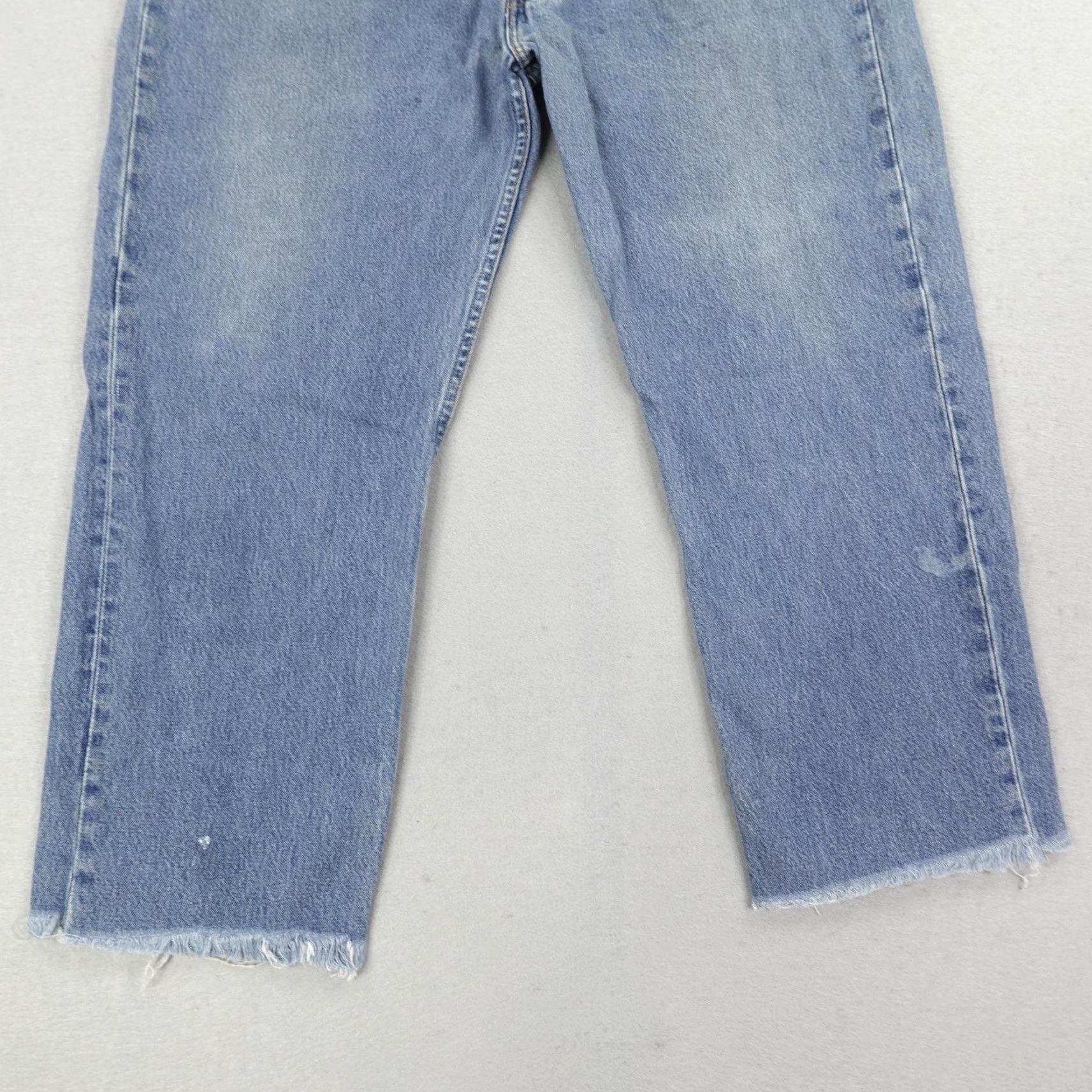 Levi's VINTAGE Levi's Jeans Mens 42x28 Denim 501 Button Fly Distressed Faded 90s USA Size US 42 / EU 58 - 3 Thumbnail