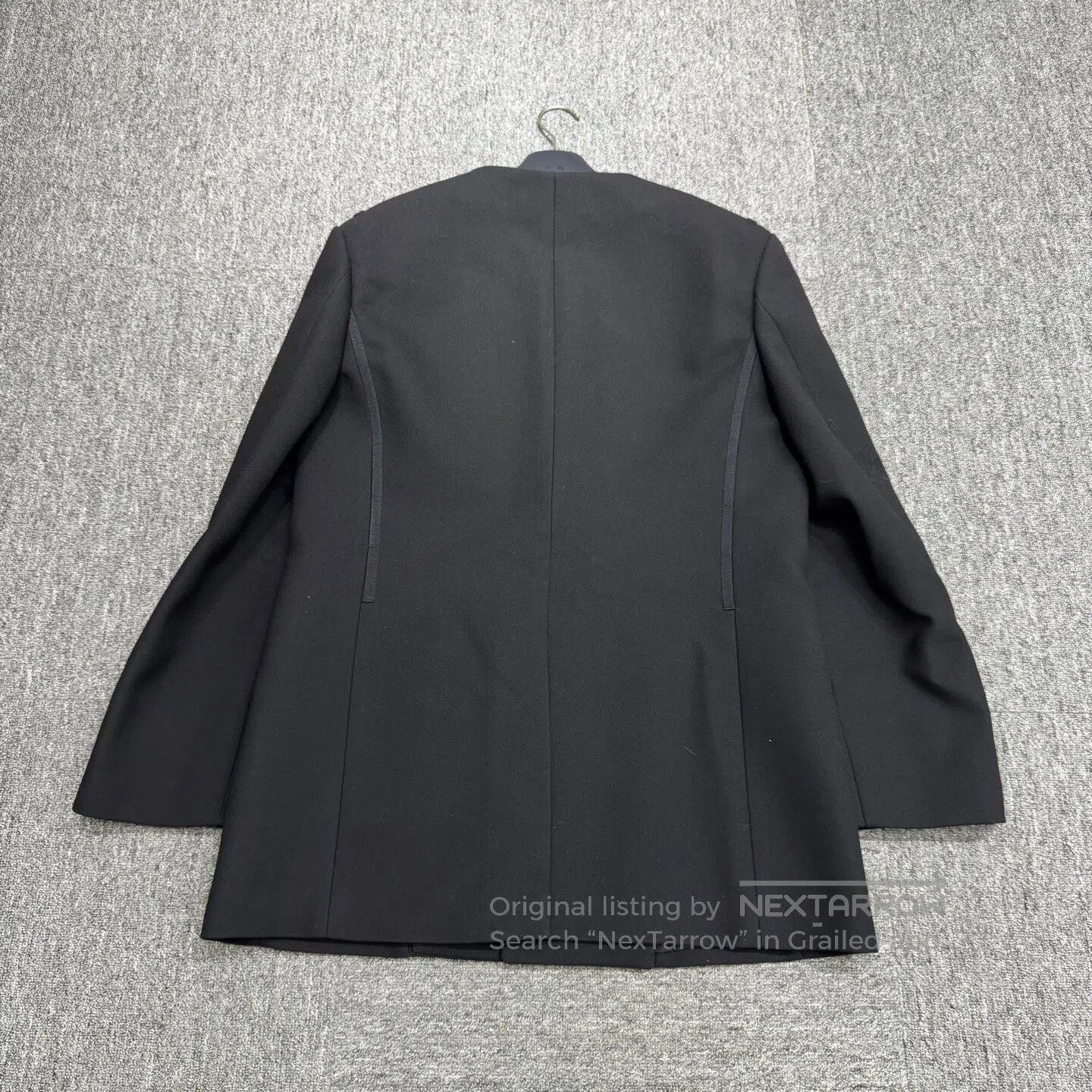 Burberry BURBERRY Collarless wool coat| Size US XL / EU 56 / 4 - 2 Thumbnail