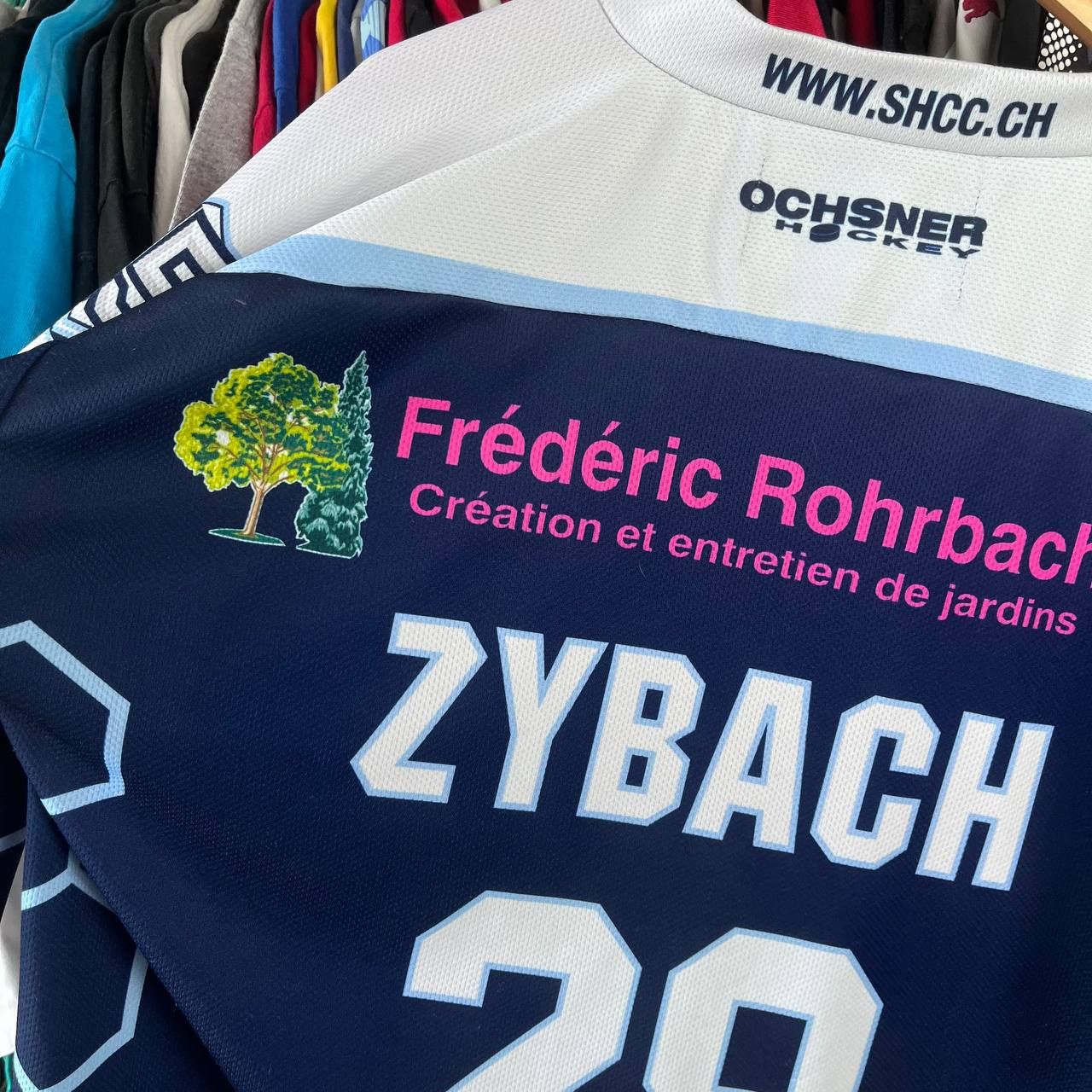 Other SHC La Chaux-de-Fonds Hockey Jersey #28 Zybach Size US M / EU 48-50 / 2 - 13 Thumbnail