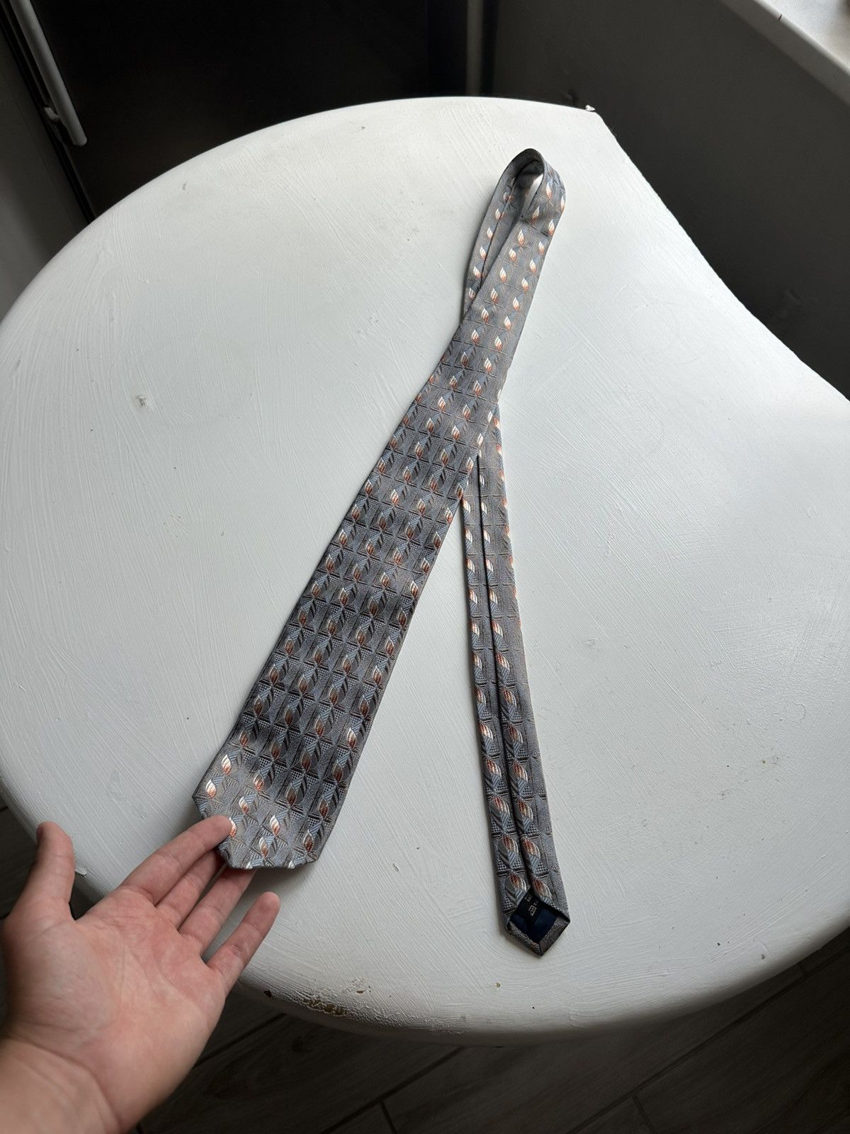 Ermenegildo Zegna × The Tie Bar Ermenegildo Zegna Tie 90s Monogram Cravatca Y2K Calssic Size ONE SIZE - 1 Thumbnail