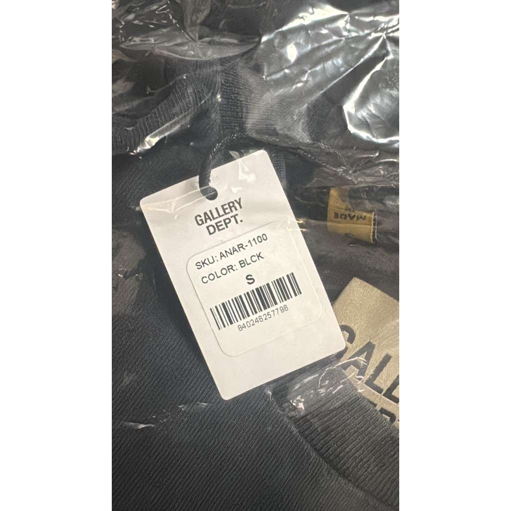 Gallery Dept. o1rshd1 Anarchy Long Sleeve Tee T-Shirt in Black Size US S / EU 44-46 / 1 - 16 Thumbnail