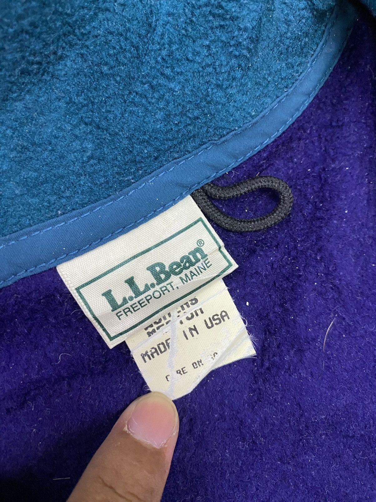 L.L. Bean Vtg LL Bean’s Halfzip Sherpa Fleece Jacket (M) Size M / US 6-8 / IT 42-44 - 16 Thumbnail