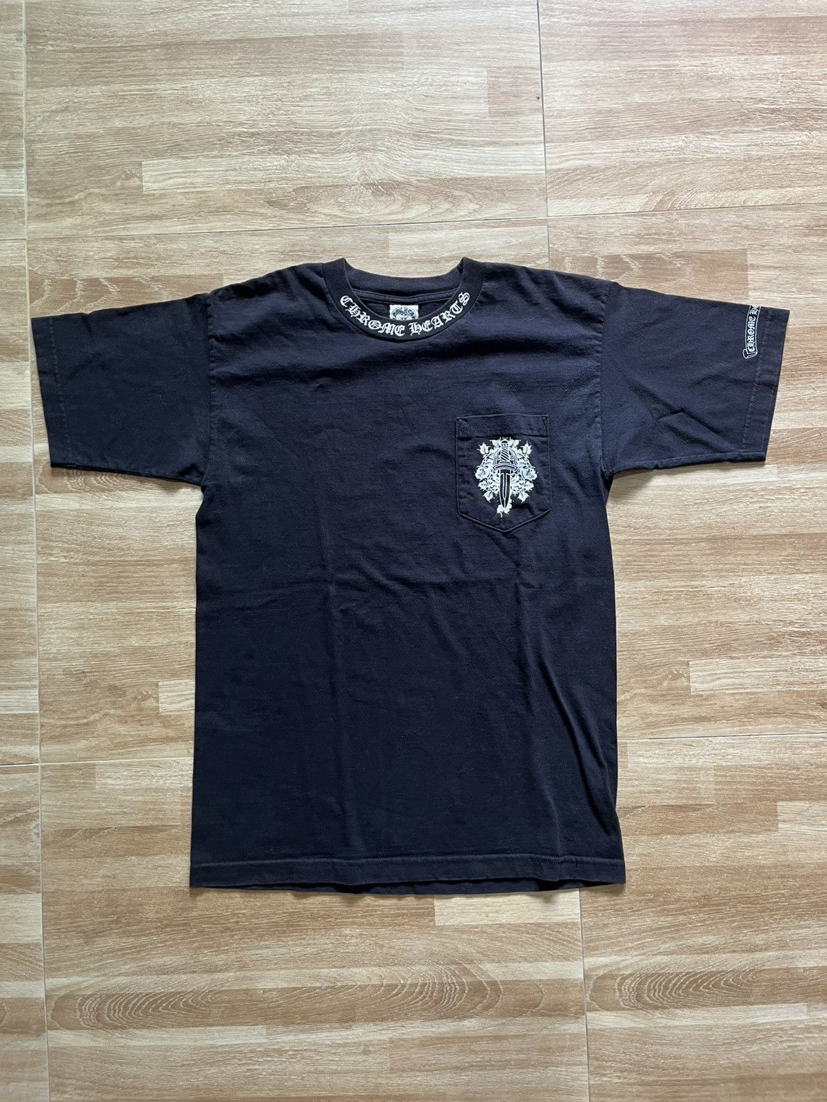 Chrome Hearts × Vintage Chrome Heart Neck Logo Black Pocket