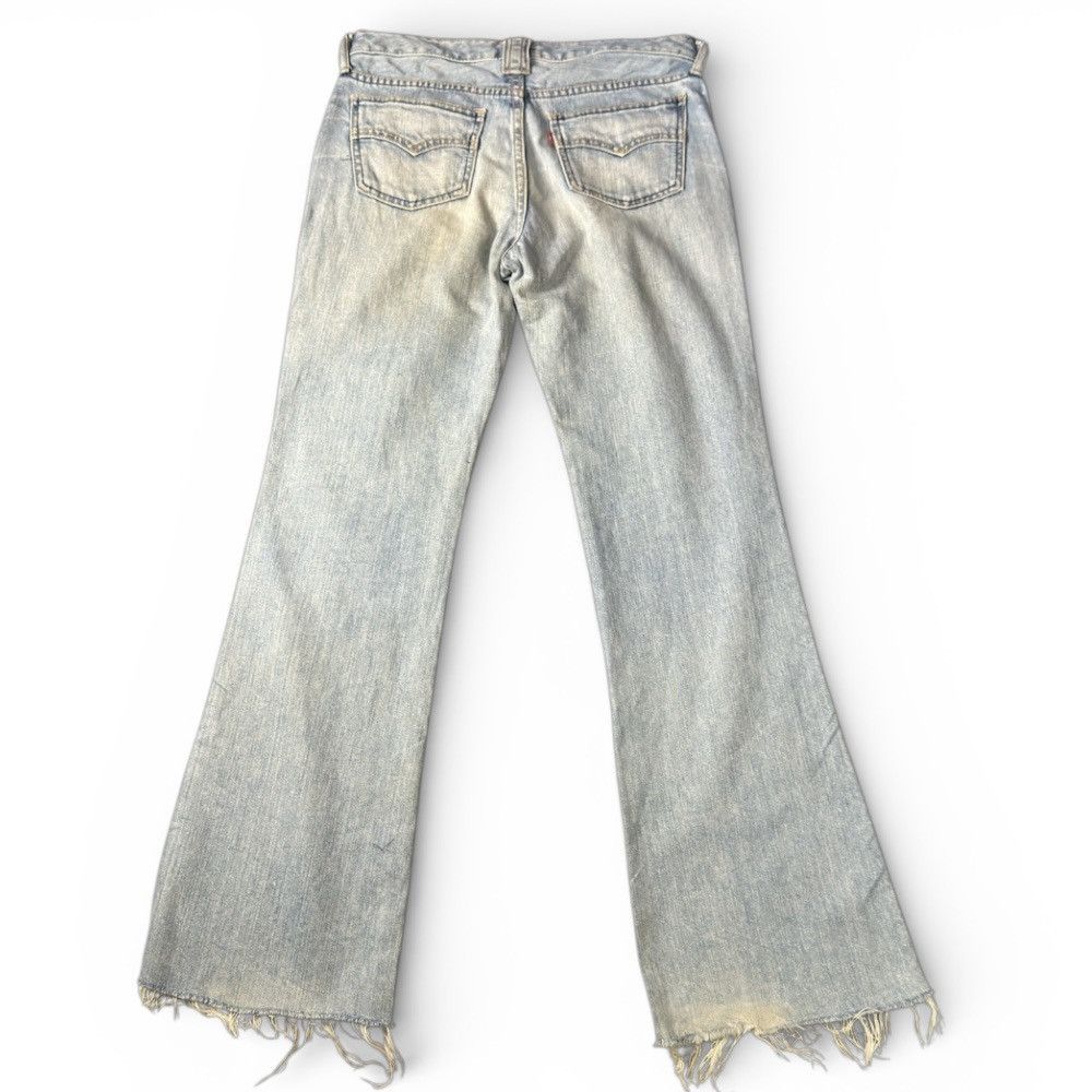 Beauty Beast 🔥🇯🇵 Flared Sick Vintage Y2K Levis 553 Ripped Jeans W31 Size US 31 - 2 Thumbnail