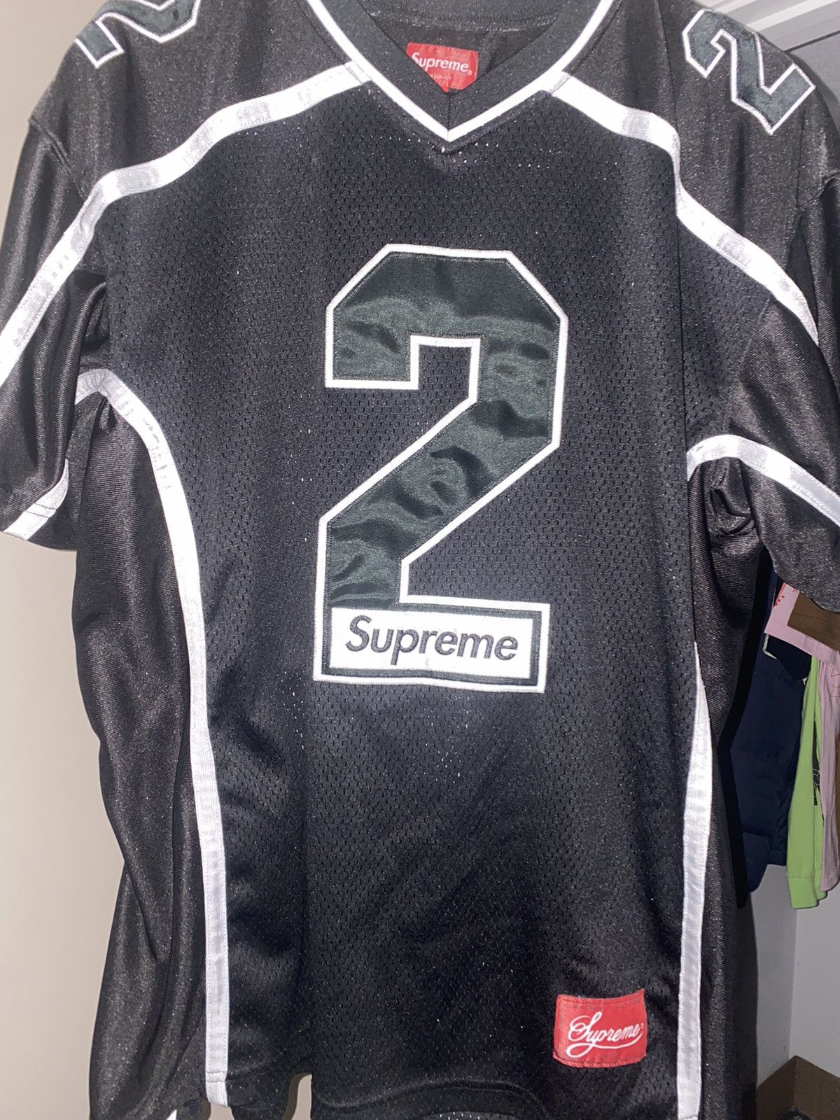 Supreme Above All Football Jersey Black - FW21 Men's - US