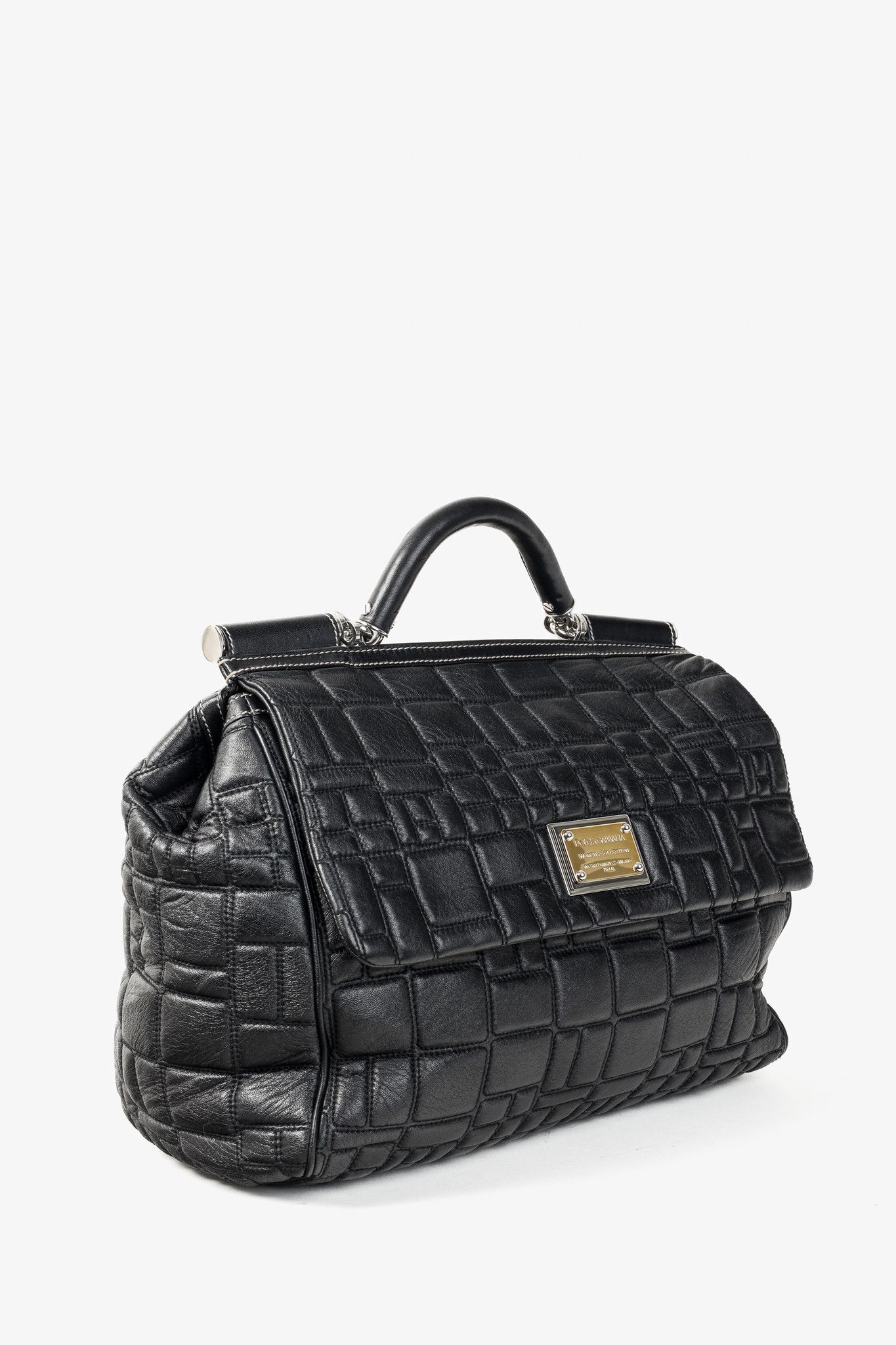 Dolce & Gabbana Dolce & Gabbana Miss Sicily Quilted-Leather Shoulder Bag Size ONE SIZE - 2 Thumbnail