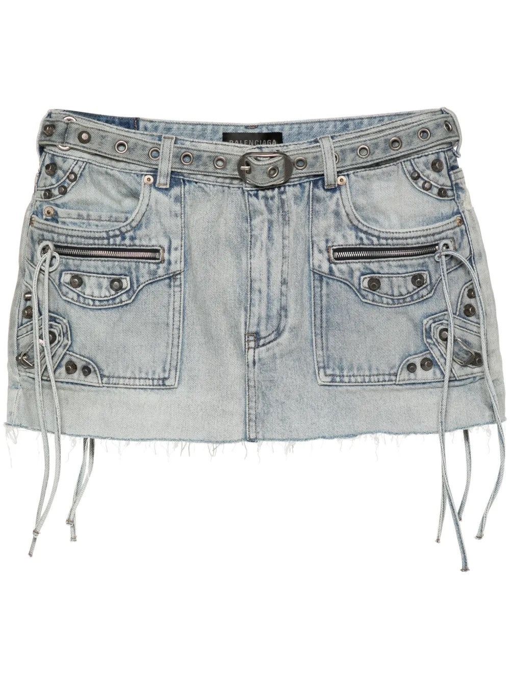 Balenciaga $4k+ FW23 Balenciaga demna studded Cagole skirt Demna grail Size US 30 / EU 46 - 3 Thumbnail