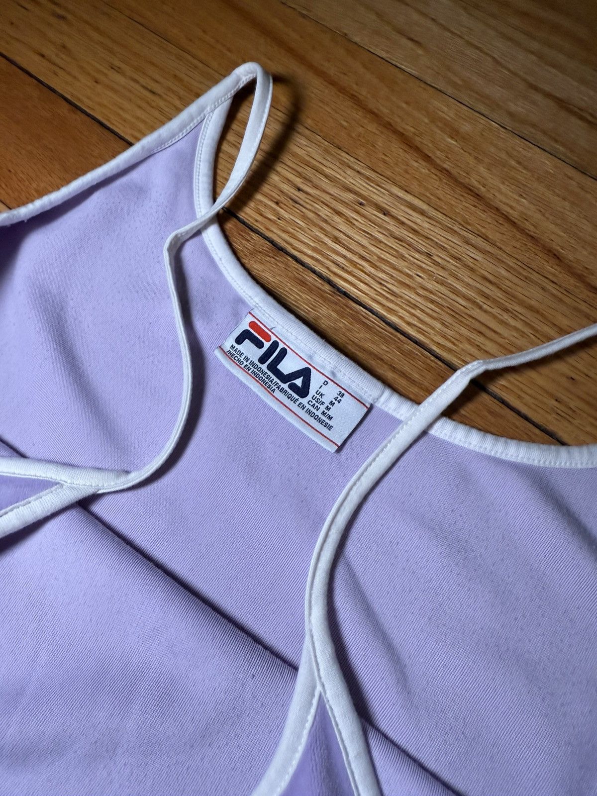 Fila Fila Lilac Velour Mini Dress Size L / US 10 / IT 46 - 3 Thumbnail