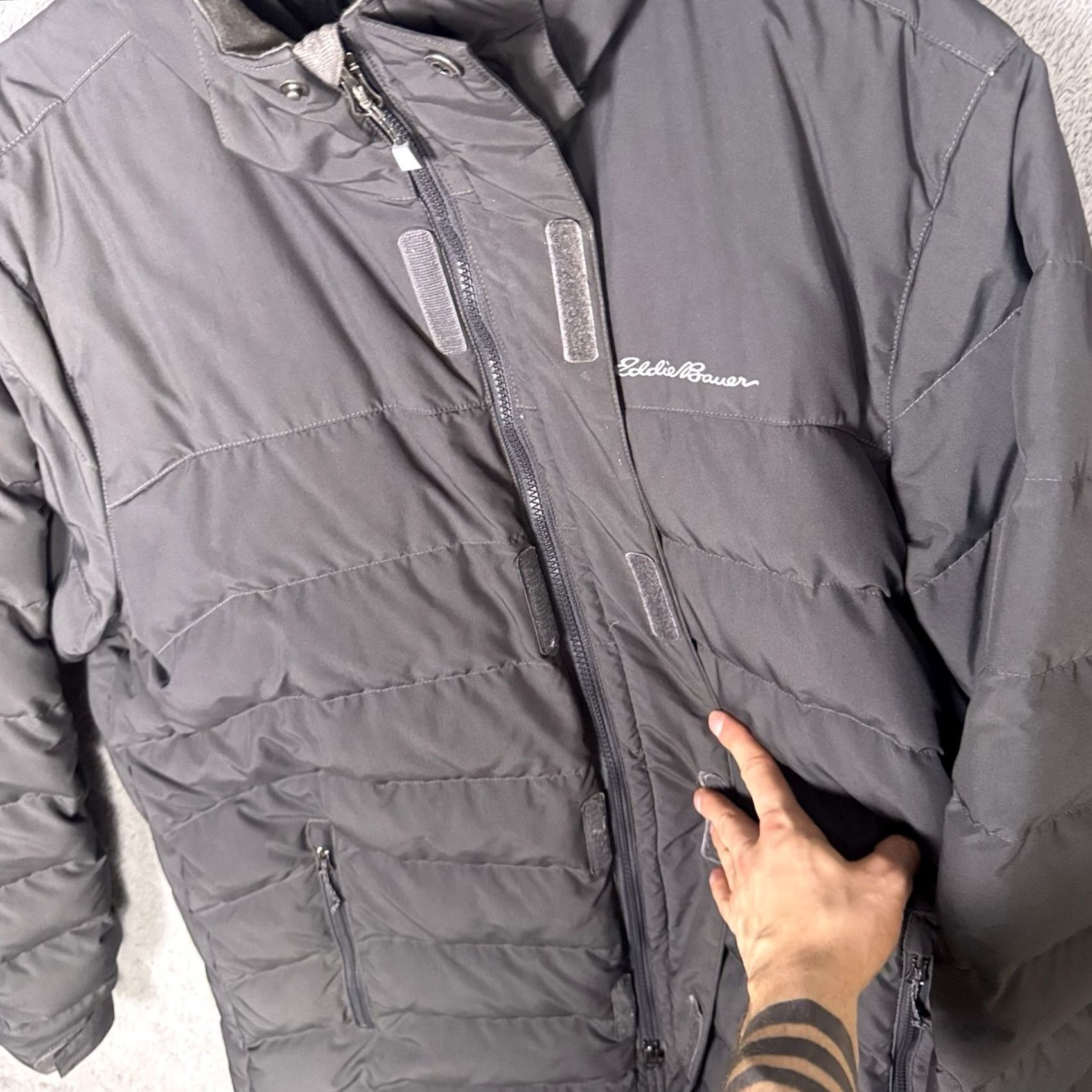 Eddie Bauer Eddie Bauer Parka Mens L Down Jacket Wide Channel Hooded Quilted Puffer EB650 Size US L / EU 52-54 / 3 - 7 Thumbnail