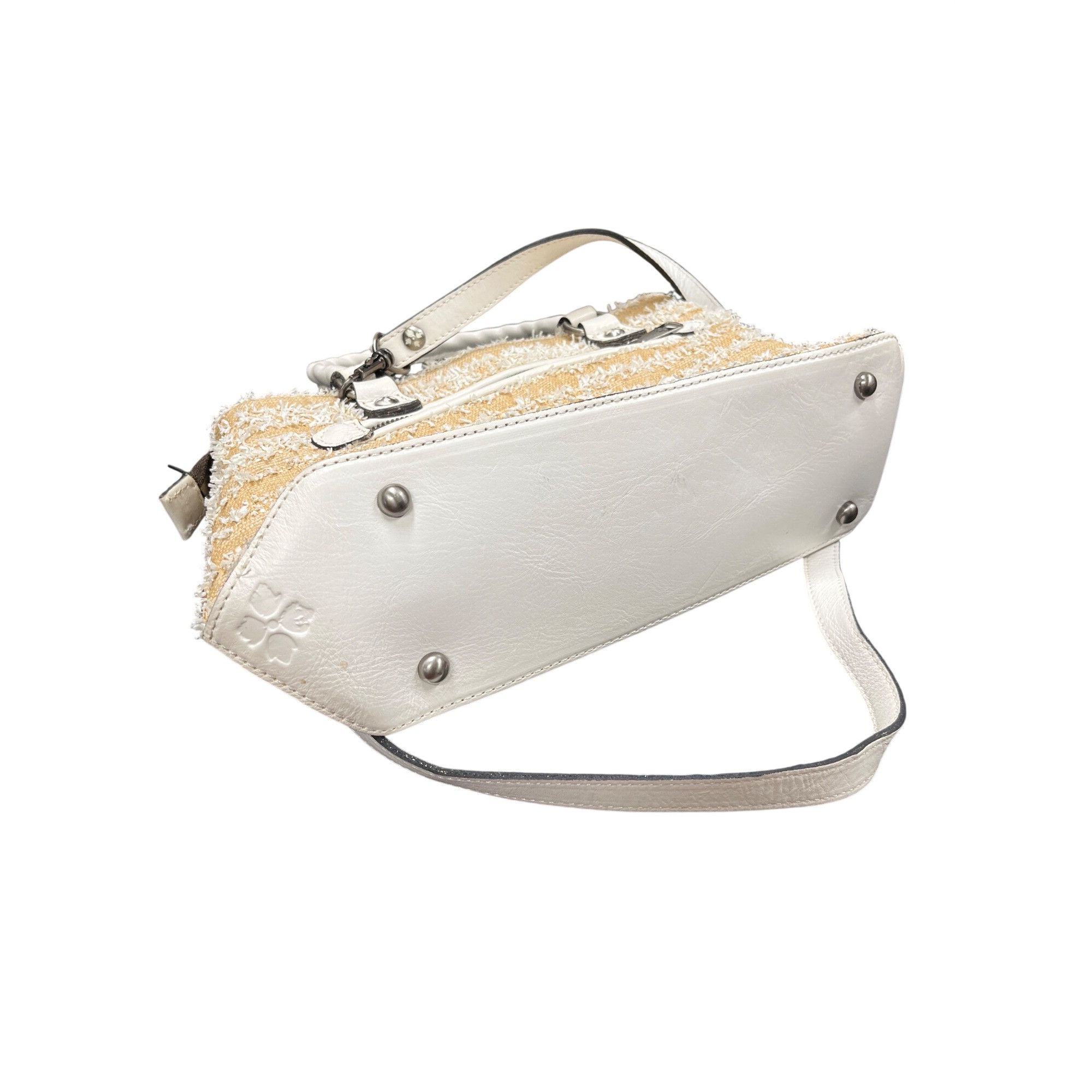 Patricia Nash Patricia Nash Angela wms leather tan white tasseled hand sho Size ONE SIZE - 7 Thumbnail