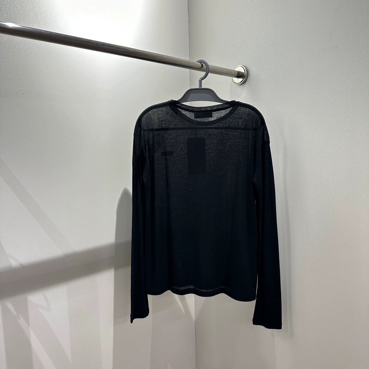 Miu Miu MIU MIU may513 logo letter thin long sleeve cotton tee M Size M / US 6-8 / IT 42-44 - 2 Thumbnail