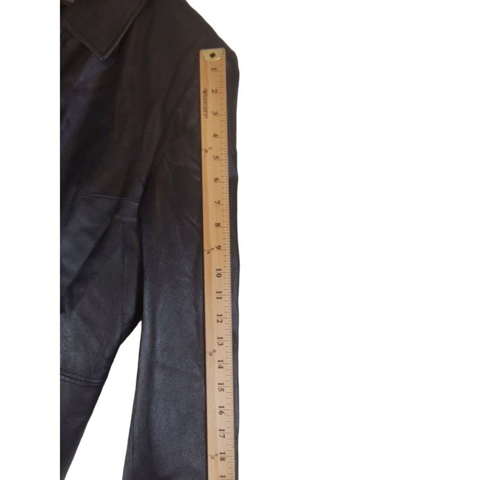 Leather B By BERNARDO Genuine Leather Jacket Womens Sz Large Black Size L / US 10 / IT 46 - 10 Thumbnail
