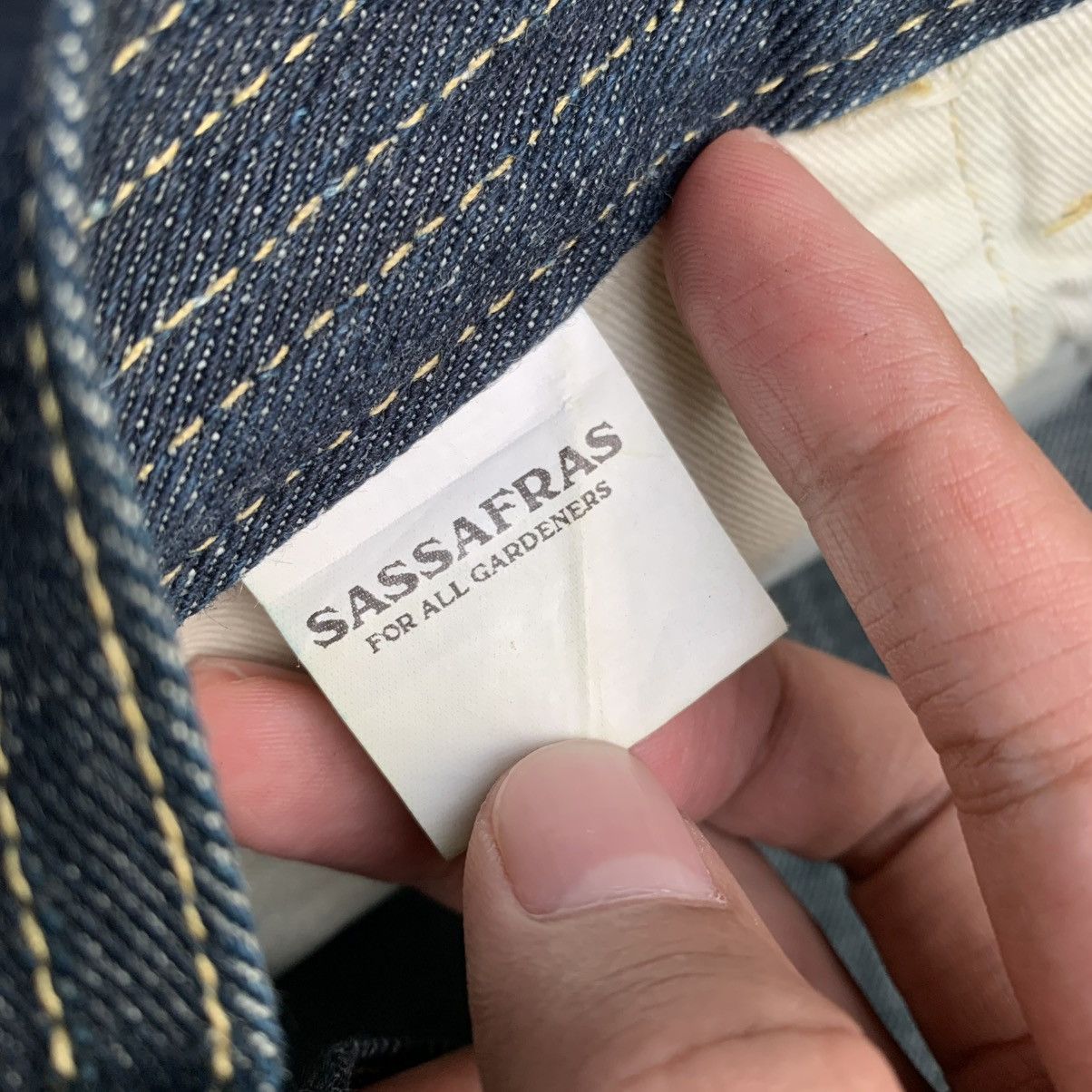 Sassafras Sassafras Sprayer Multi Pocket Gardeners Denim Pants Size US 30 / EU 46 - 10 Thumbnail
