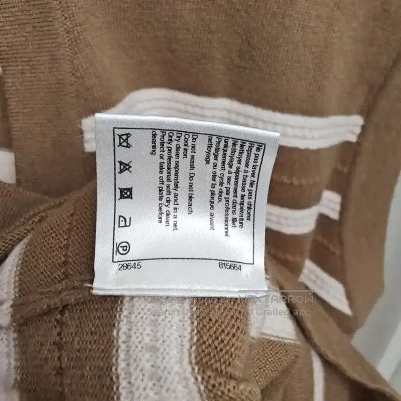 Chanel Chanel Spring Autumn Camel Striped Knit Top . Size S / US 4 / IT 40 - 5 Thumbnail