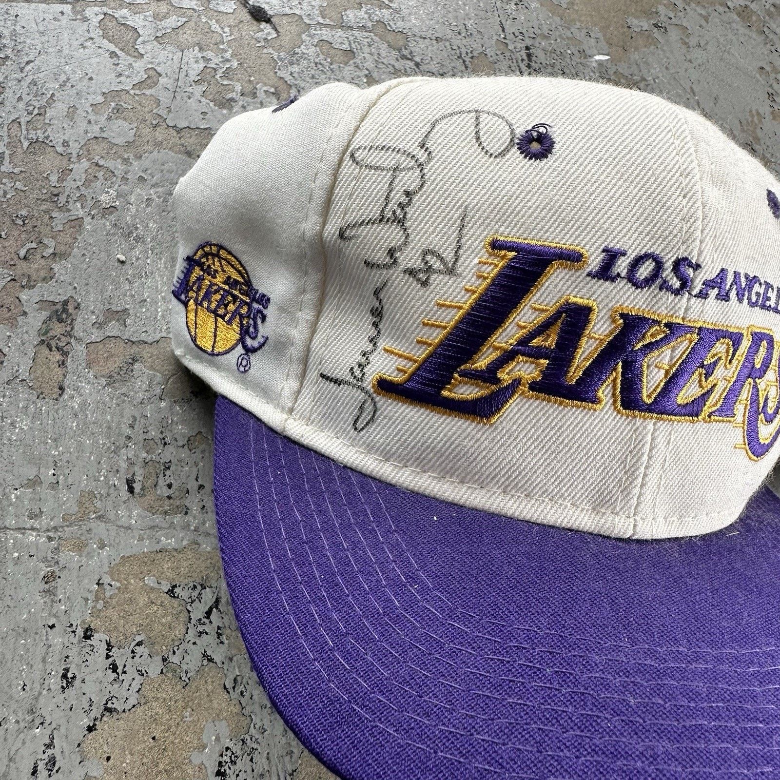 NBA × Sports Specialties × Vintage Vintage Sports Specialties Lakers Wool Script Snapback Hat J Size ONE SIZE - 2 Thumbnail