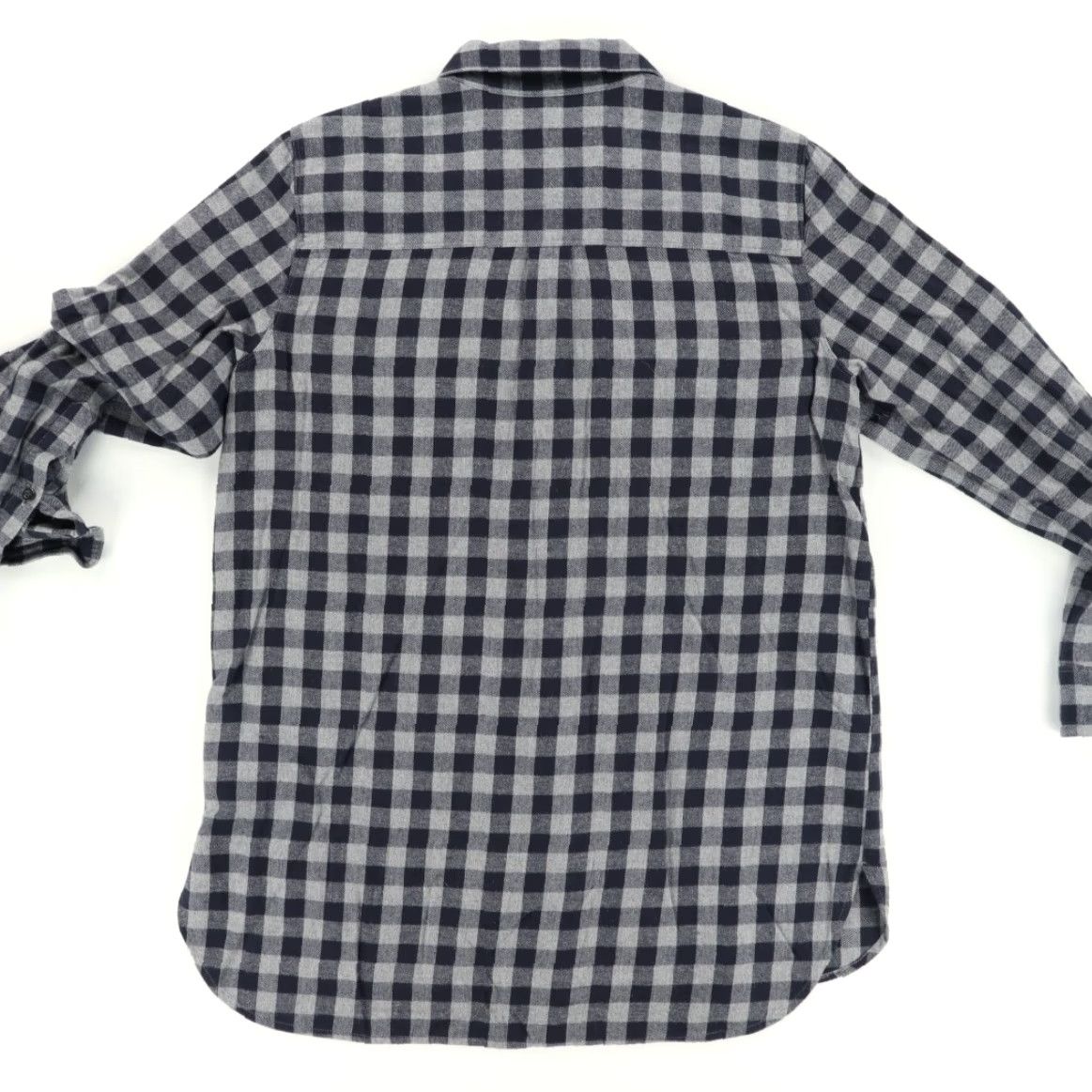Madewell Madewell Navy Blue Plaid Long Sleeve Button Up Shirt Women's M Shirt Size M / US 6-8 / IT 42-44 - 4 Thumbnail