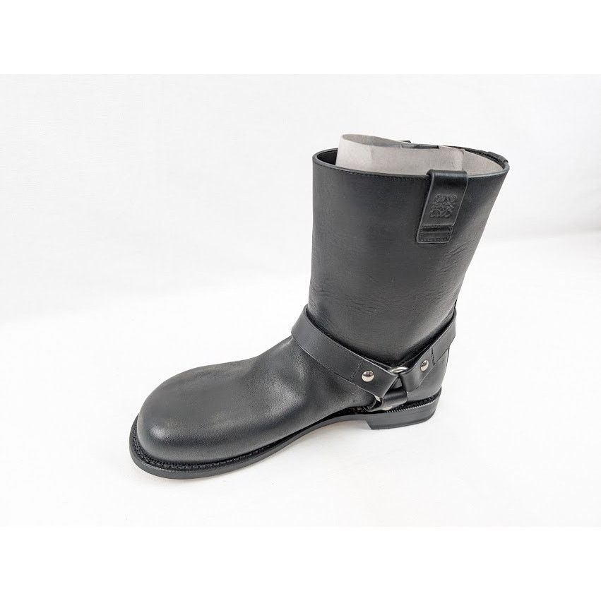 Loewe o1rshd1 Campo Leather Biker Boots in Black Size US 9 / EU 42 - 7 Thumbnail