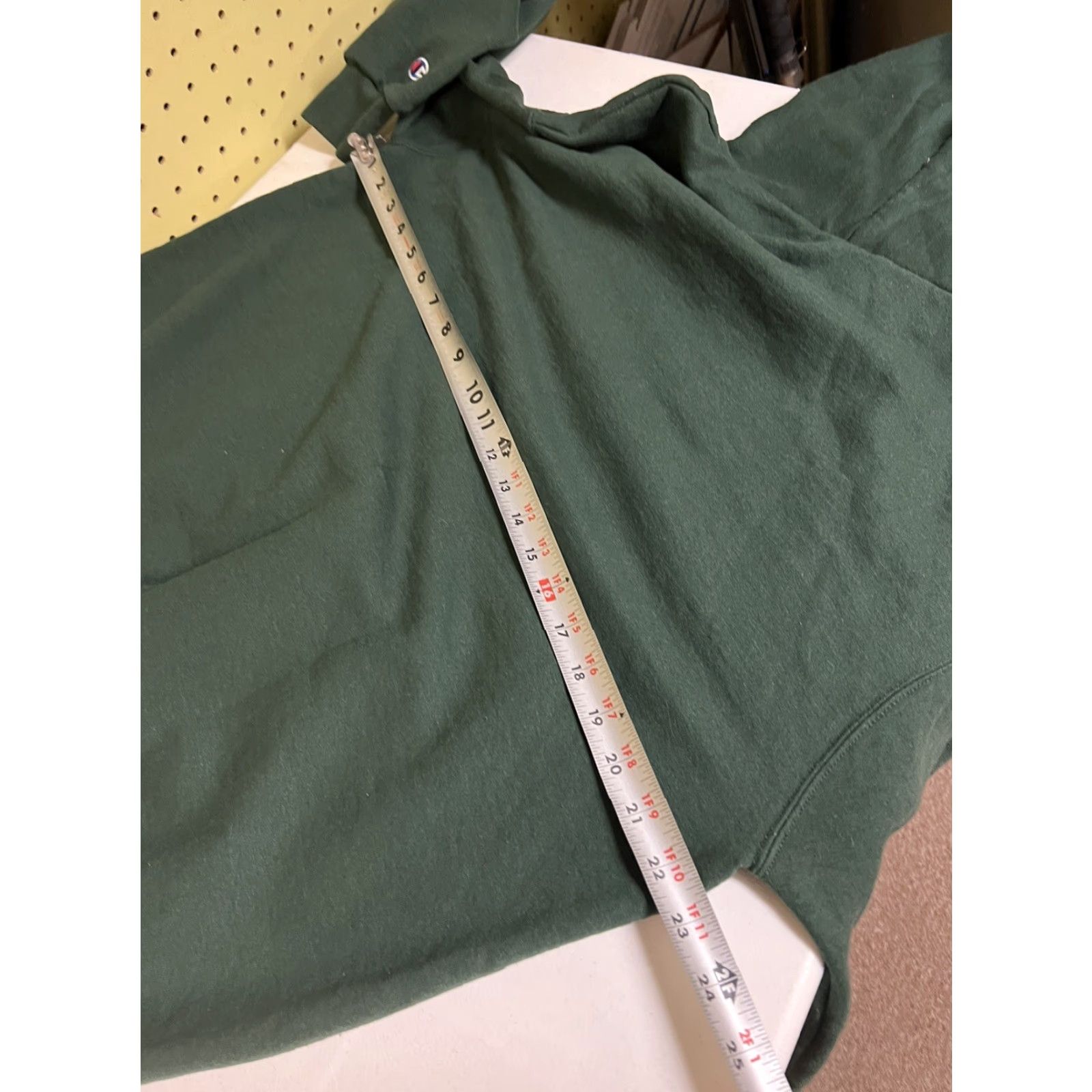Champion Champion Hoodie Unisex Adults L Green Plymouth State Massachusetts Sweatshirt Pullover Size US L / EU 52-54 / 3 - 5 Thumbnail