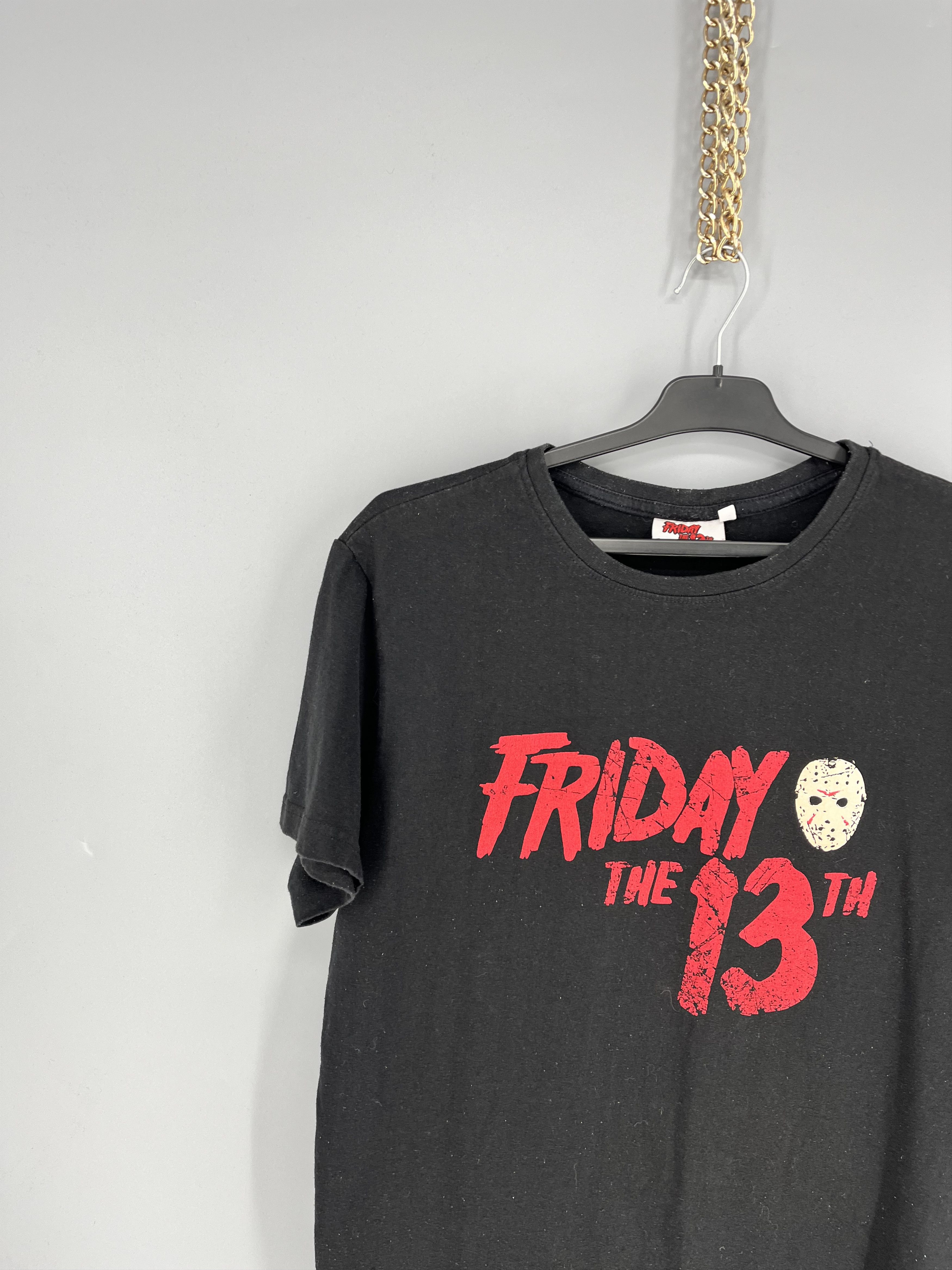 Vintage Friday The 13th Jason Voorhees I Love Friday HorrorMovie Tee Size US XL / EU 56 / 4 - 4 Thumbnail