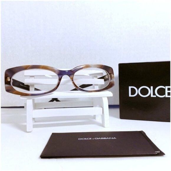 Dolce & Gabbana DOLCE & GABBANA Rectangle Watercolour Blue Brown Frames Size ONE SIZE - 3 Thumbnail