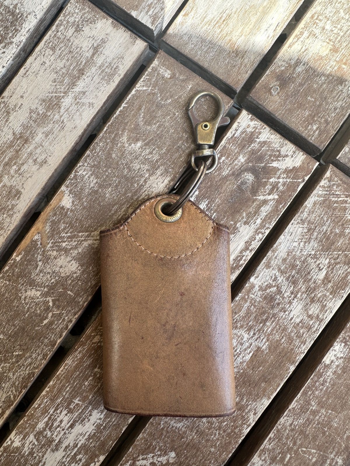 Il Bisonte IL BISONTE Leather Key Case / Key Holder Brown Size ONE SIZE - 3 Thumbnail