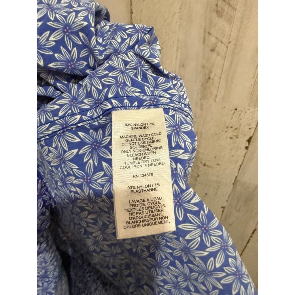 Vineyard Vines Vineyard Vines Men's Slim Fit Floral Blue Button-Up Shirt Size US M / EU 48-50 / 2 - 4 Thumbnail