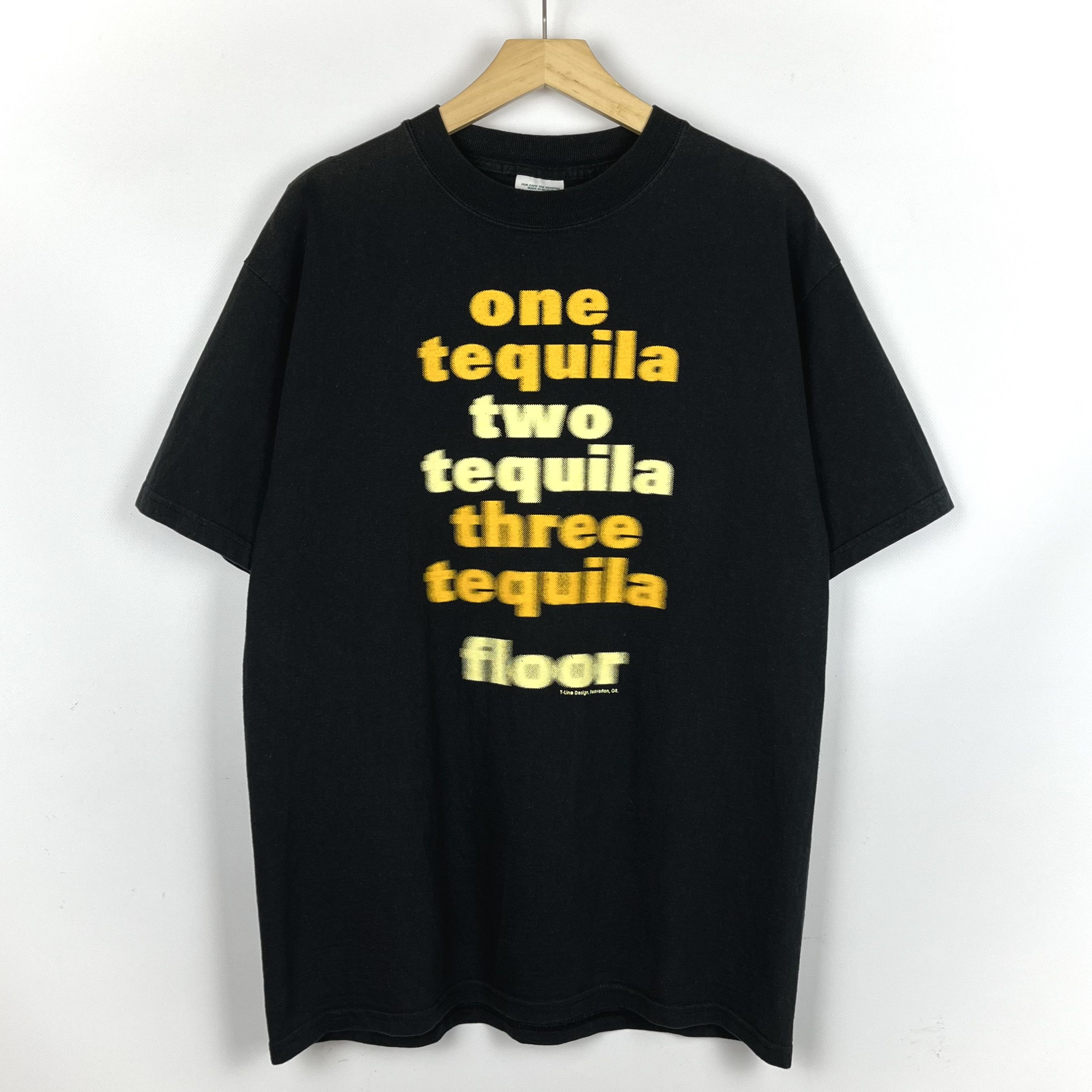 Vintage Vintage One Two Tree Tequila Sunfaded Funny T Shirt 90’s Size US L / EU 52-54 / 3 - 1 Thumbnail