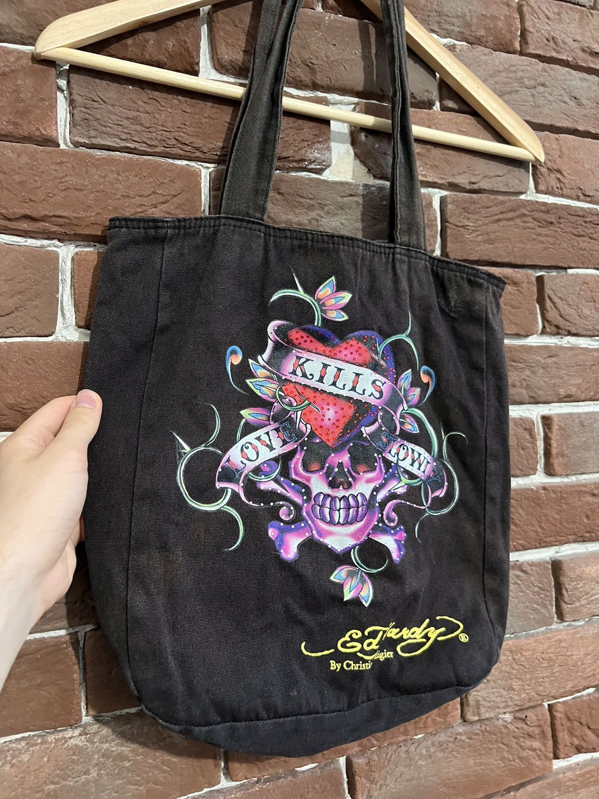 Christian Audigier Ed Hardy Christian Audigier Vintage Tote Bag Rare Hype Size ONE SIZE - 2 Thumbnail