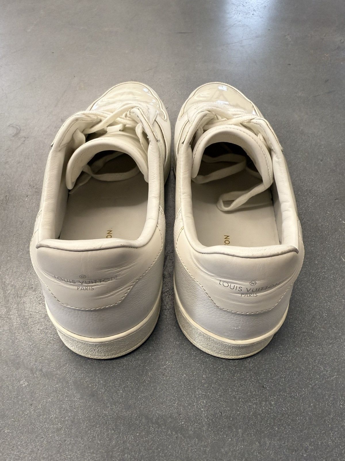 Louis Vuitton Louis Vuitton Rivoli Logo Monogram White Leather Sneaker Size US 10 / EU 43 - 5 Thumbnail