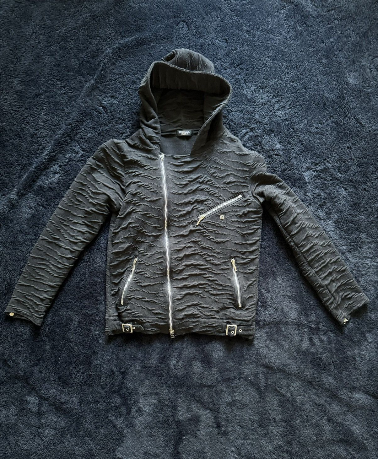 Tornado Mart Tornado Mart Asymmetrical Hoodie Size US S / EU 44-46 / 1 - 1 Thumbnail