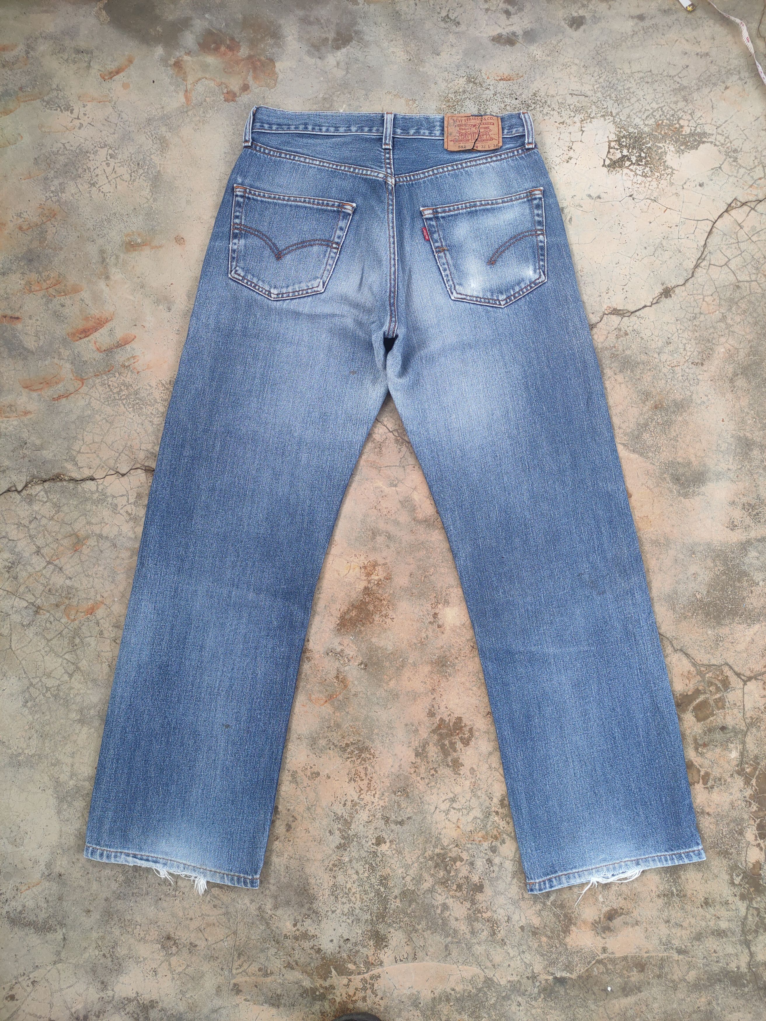 Levi's Vintage Clothing W32 VINTAGE 2001 LEVI'S 512 FADED JEANS DENIM PANTS Size US 32 / EU 48 - 10 Thumbnail