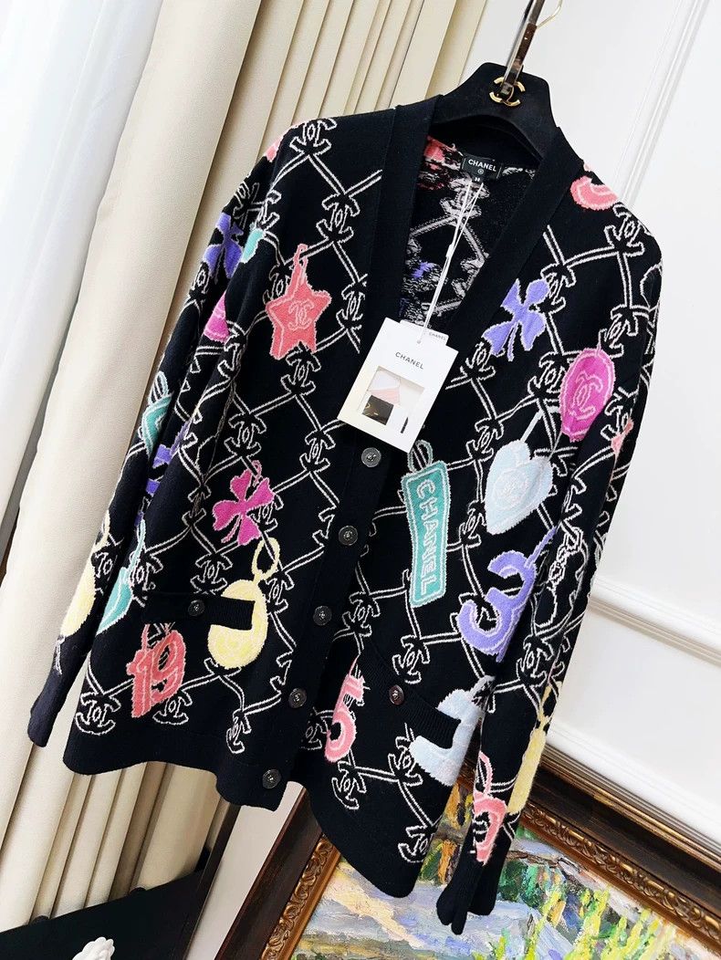 Chanel Chanel 22P CC Knit Cardigan Coat- dmc Size US M / EU 48-50 / 2 - 1 Thumbnail