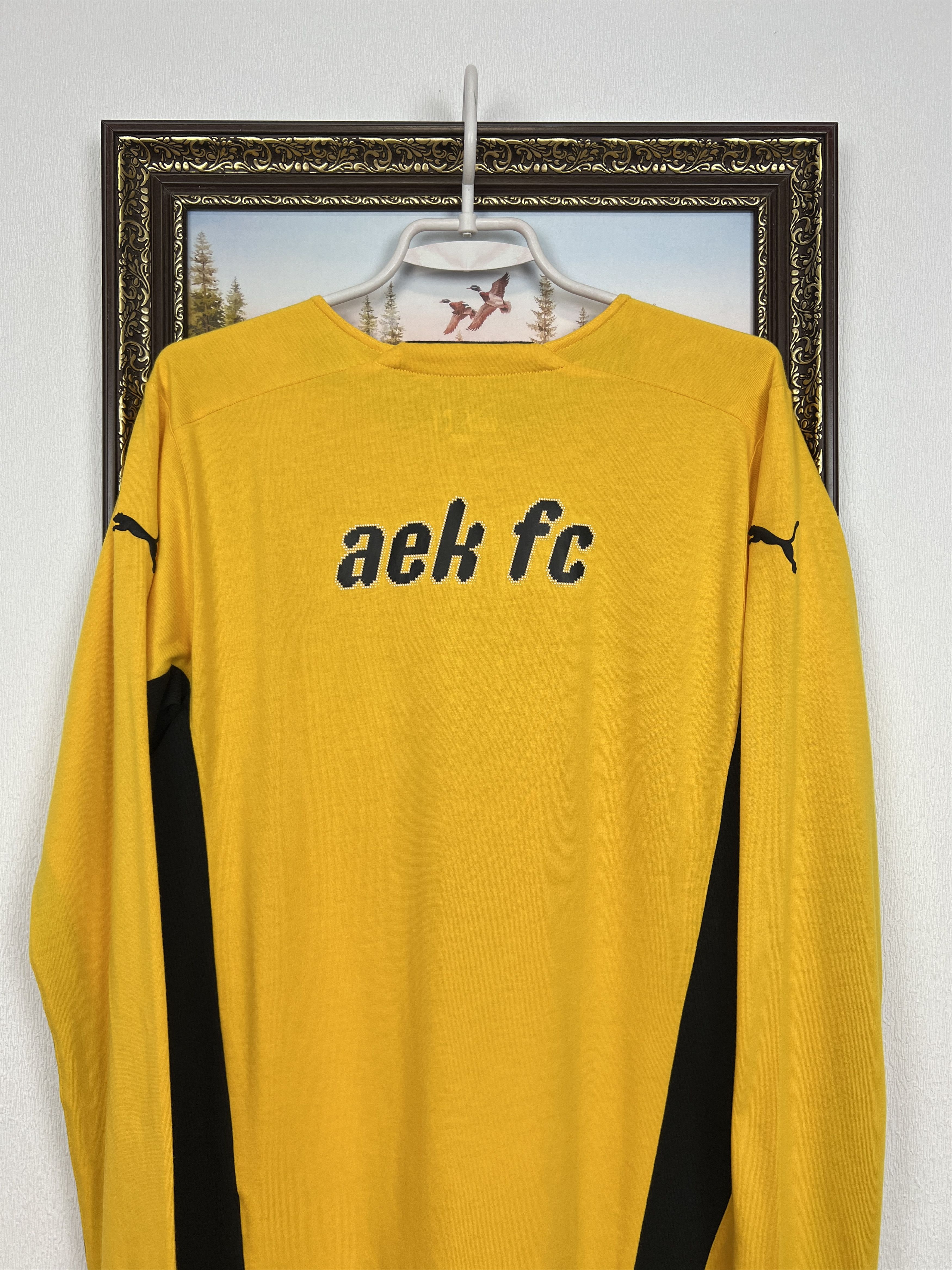 Puma Puma 2013 AEK Athens Football Shirt Soccer Train Long Sleeve Size US S / EU 44-46 / 1 - 13 Thumbnail