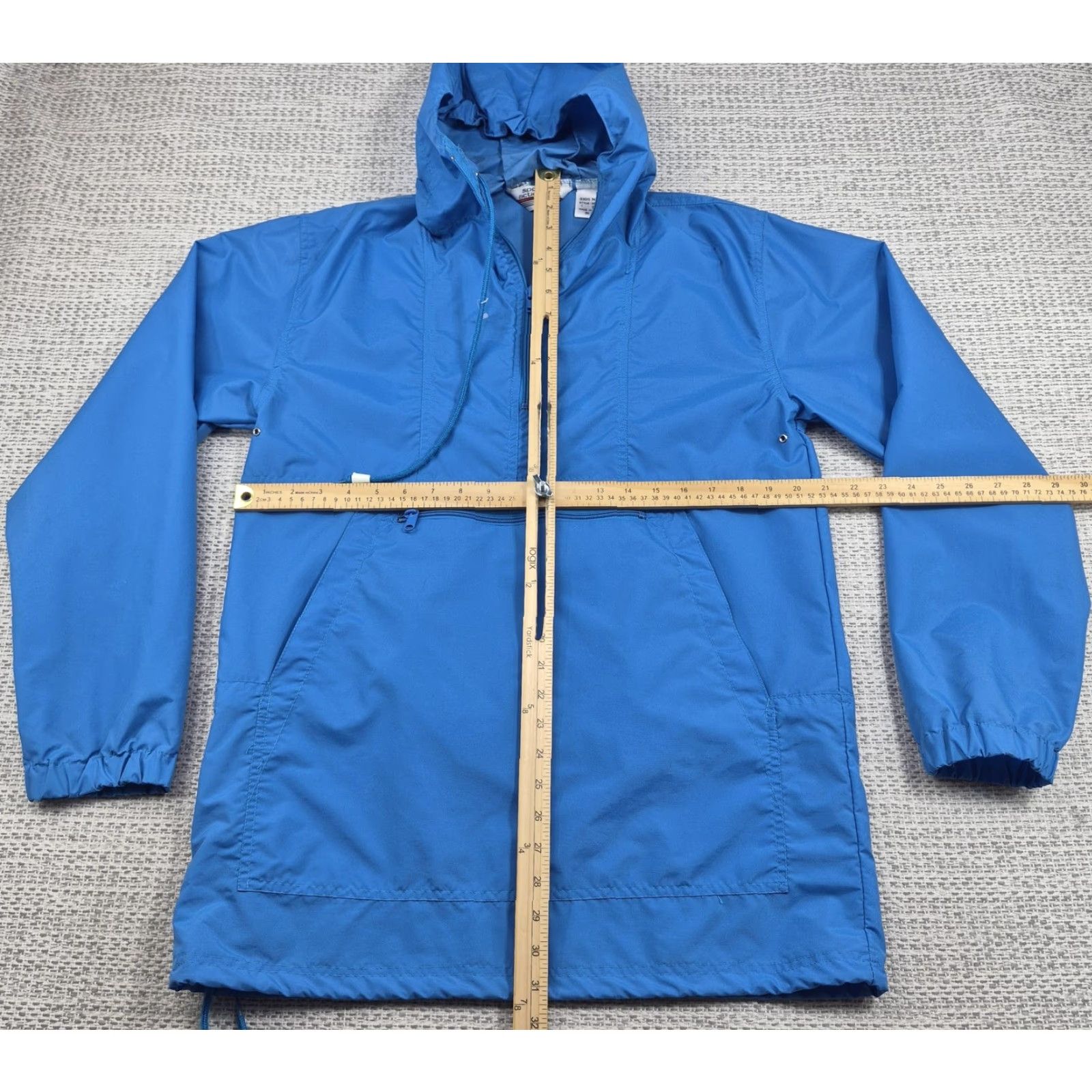 Vintage VINTAGE Sportime Actionwear Jacket Adult Small Nylon Hooded Pullover Windbreaker Size US S / EU 44-46 / 1 - 6 Thumbnail
