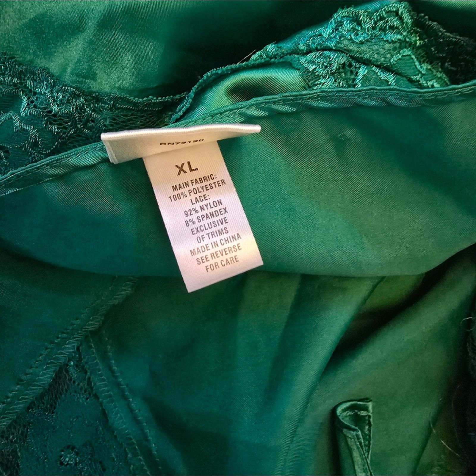 Other Green | FREDERICKS OF HOLLYWOOD | Lingerie Nightie Size ONE SIZE - 4 Thumbnail