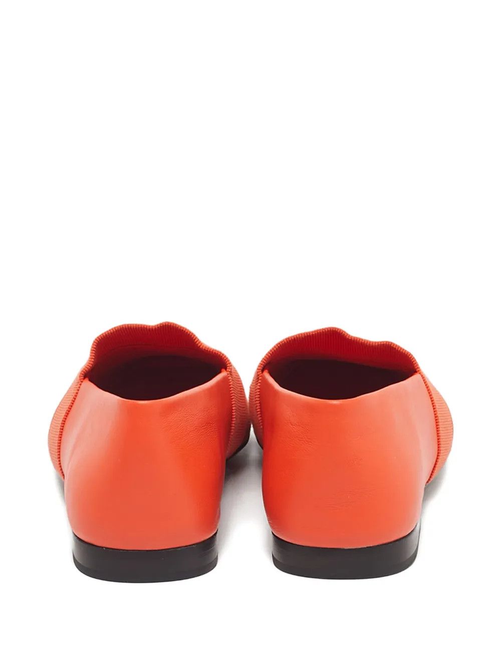Salvatore Ferragamo o1y0426 Loafers in Orange Size US 7 / IT 37 - 3 Thumbnail