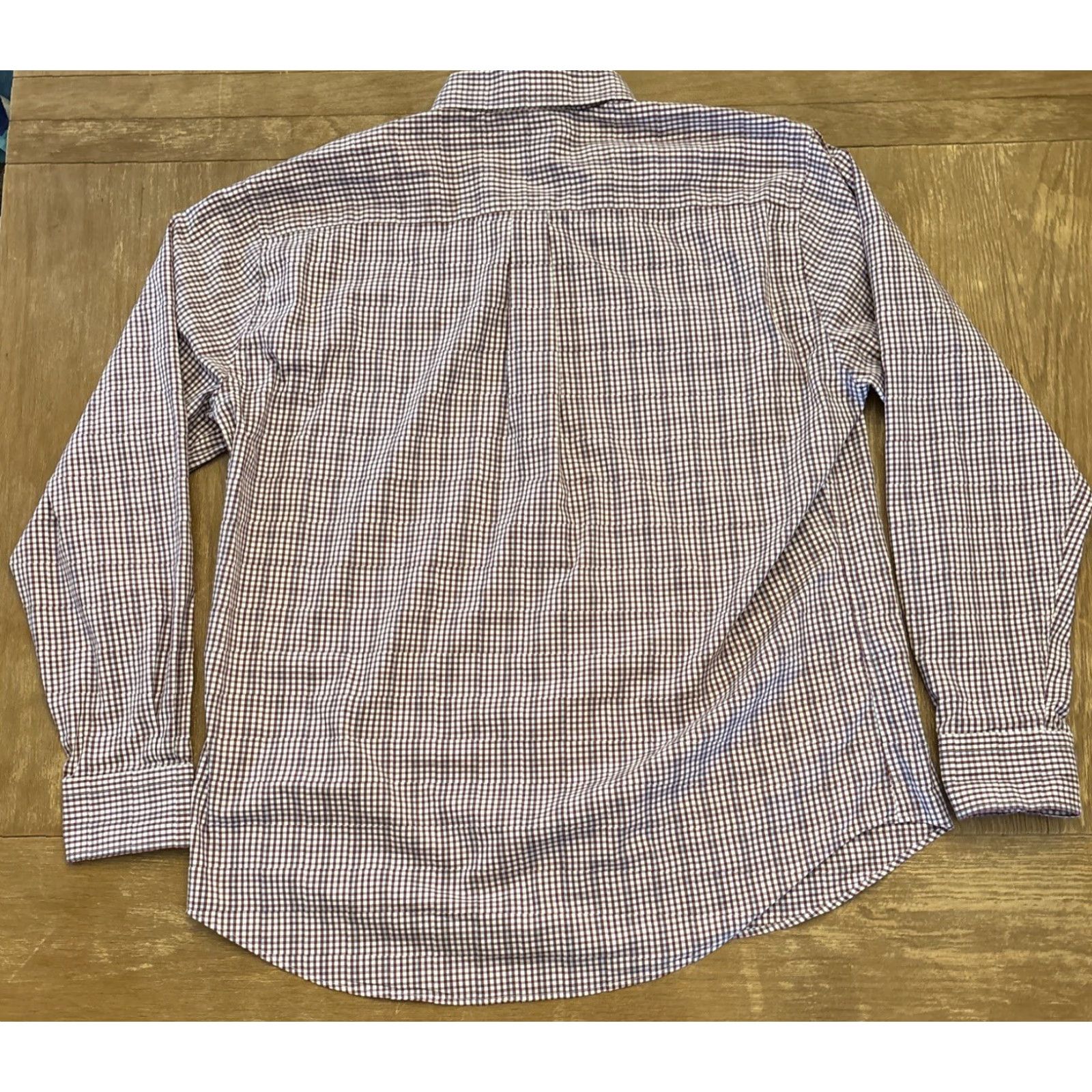 Peter Millar PETER MILLAR Button-Up Shirt XL Purple Plaid Long Sleeve Comfort Cotton Mens Size US XL / EU 56 / 4 - 6 Thumbnail