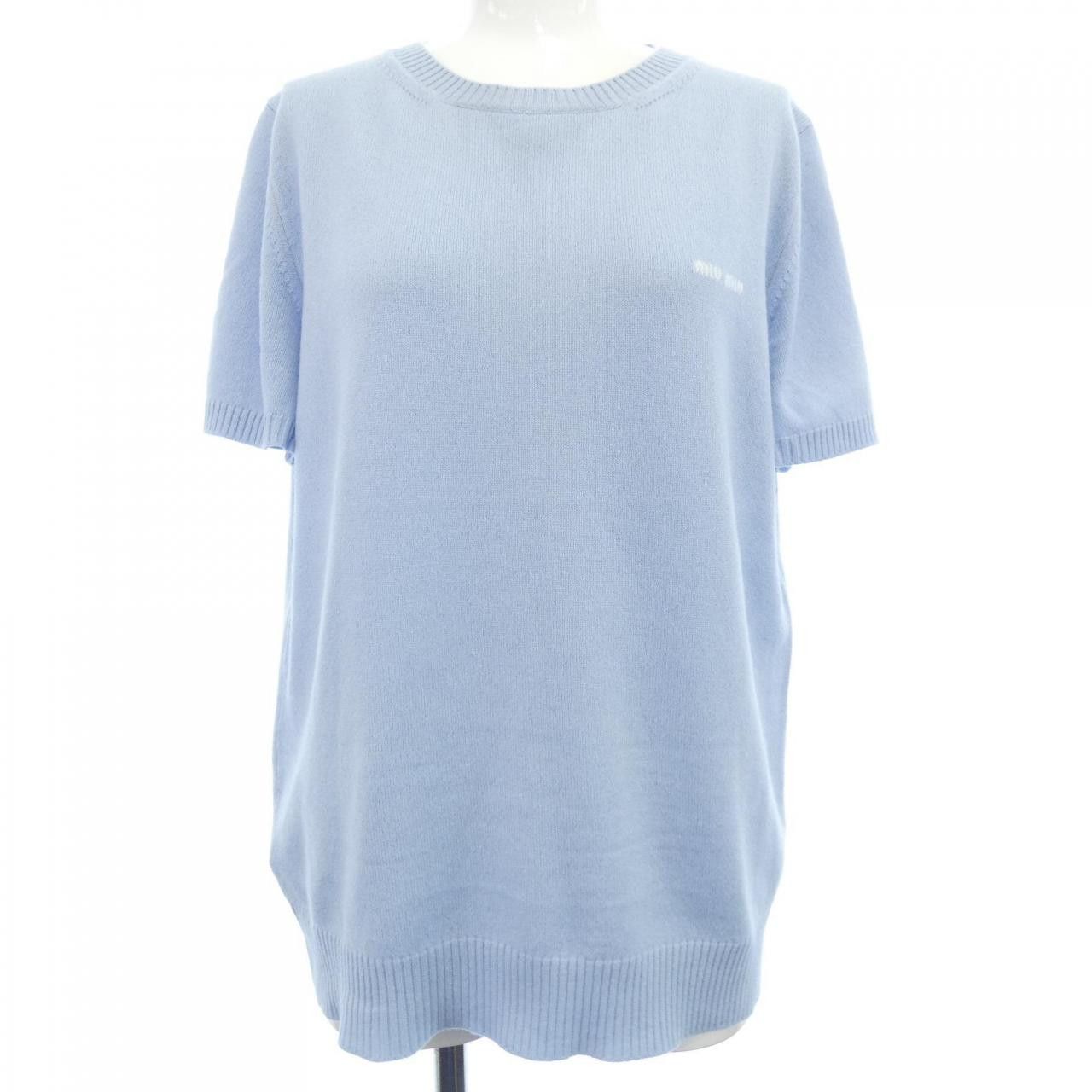 Miu Miu Miu Miu Miu Miu MML842 S232 13S1 Cashmere Knit Others Tops MML842 S232 13S1 DUTY FREE for USA Size ONE SIZE - 1 Thumbnail